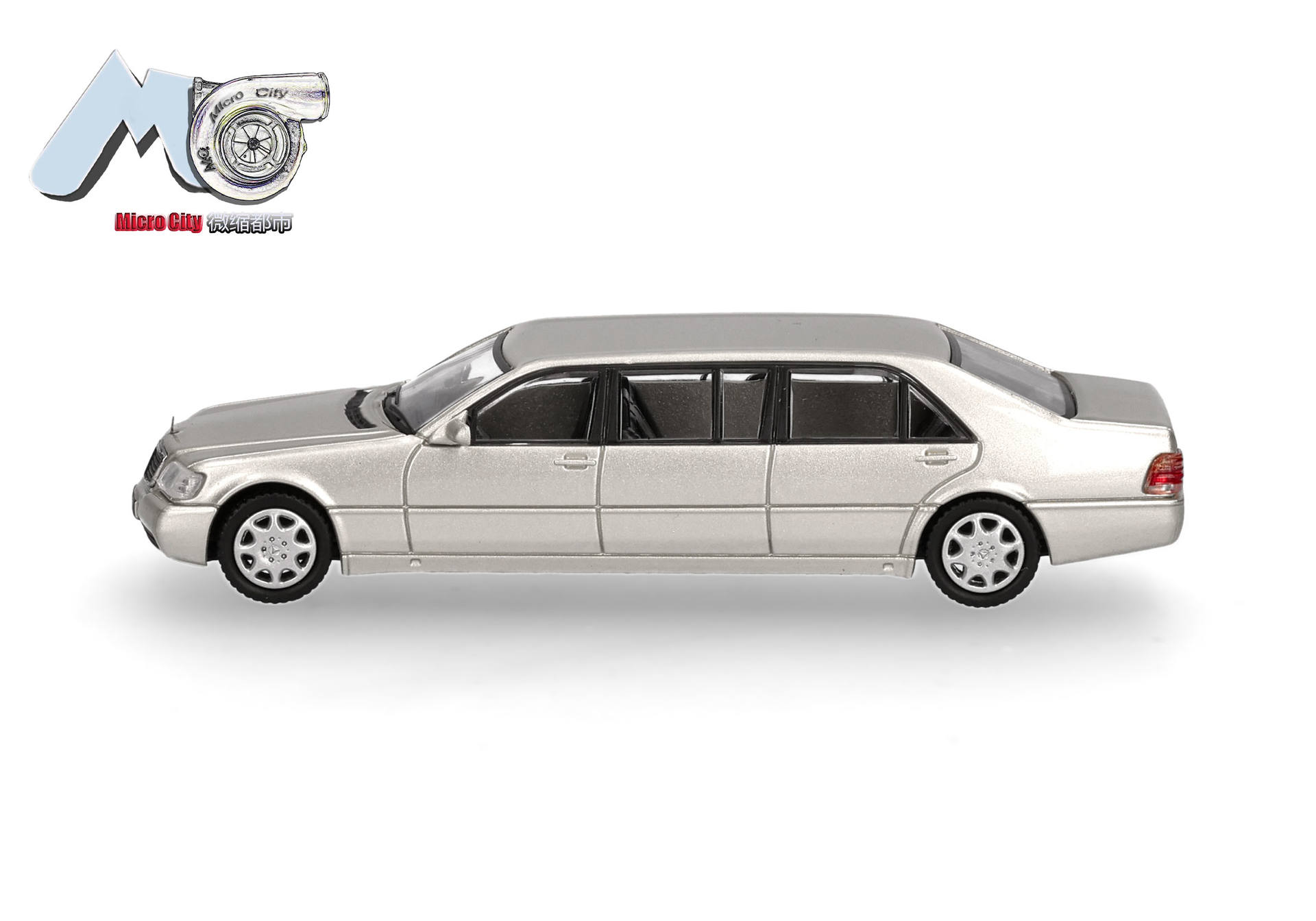 MicroCity: Mercedes-Benz S600 Pullman, champagne gold