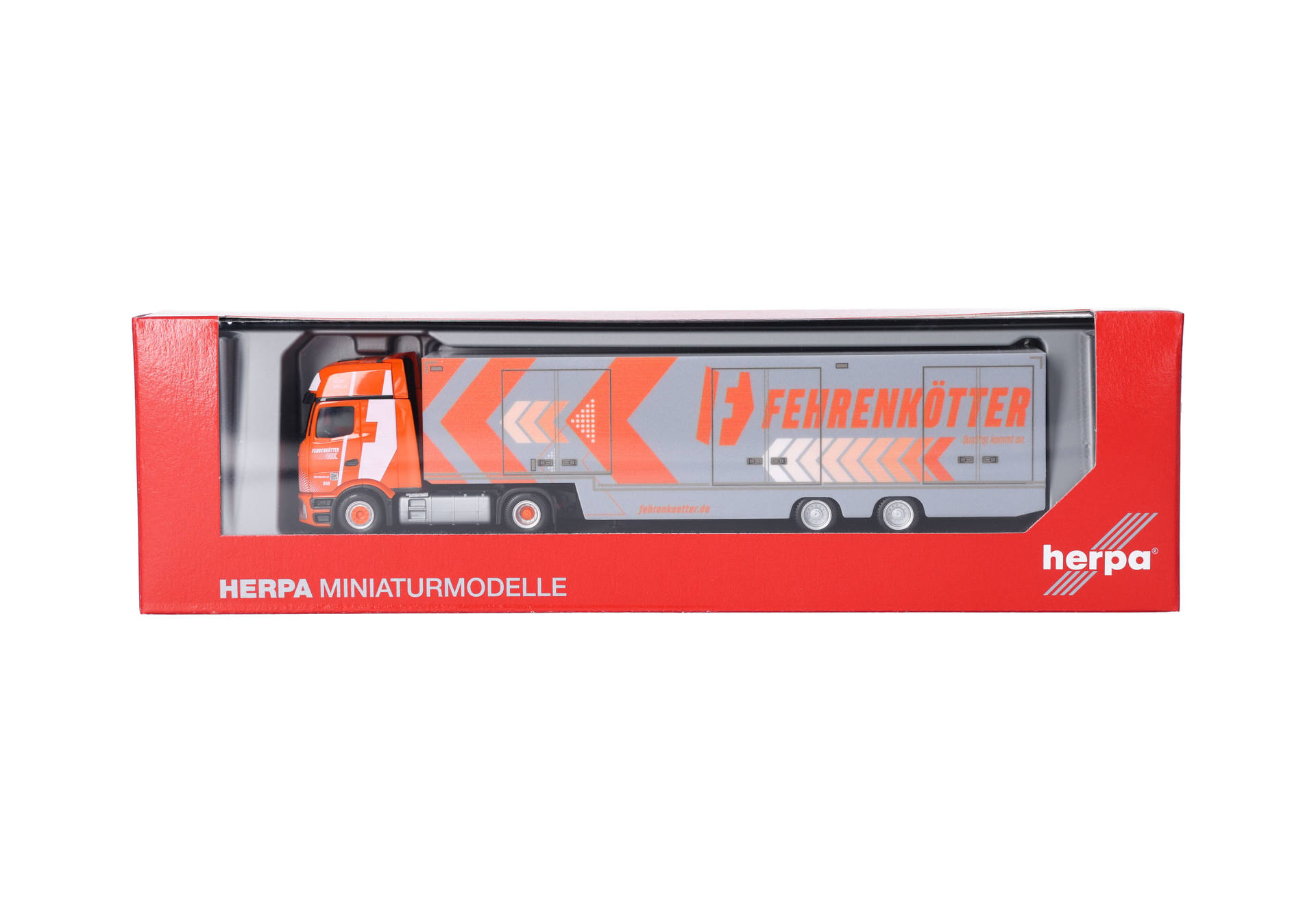 Mercedes-Benz Actros L ProCabin Gigaspace box semitrailer "Fehrenkötter"