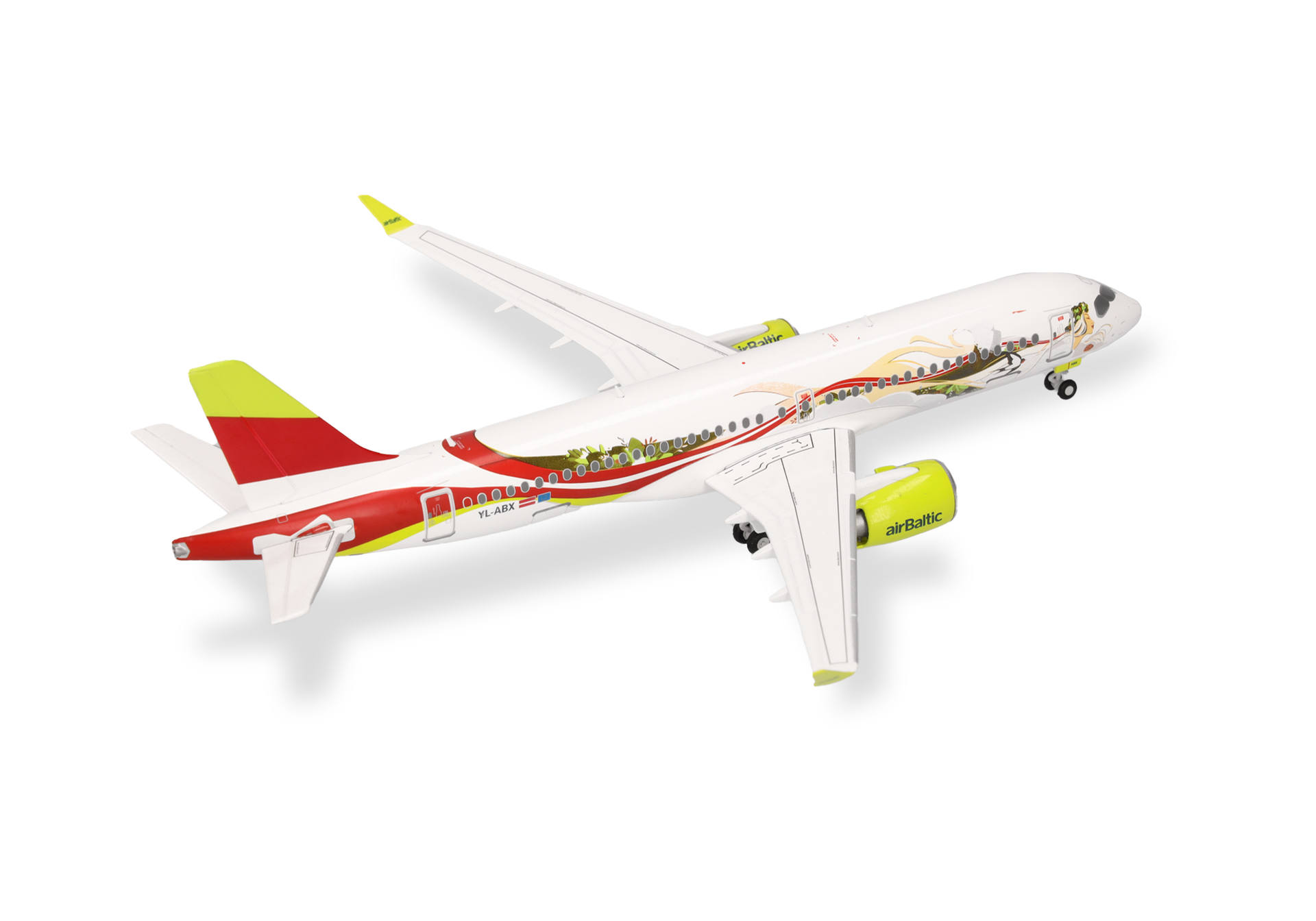 airBaltic Airbus A220-300 "50th A220" - YL-ABX