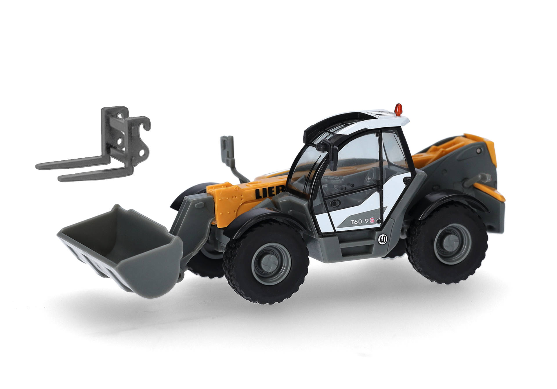 Hračka Liebherr telescopic - model stavebního stroje