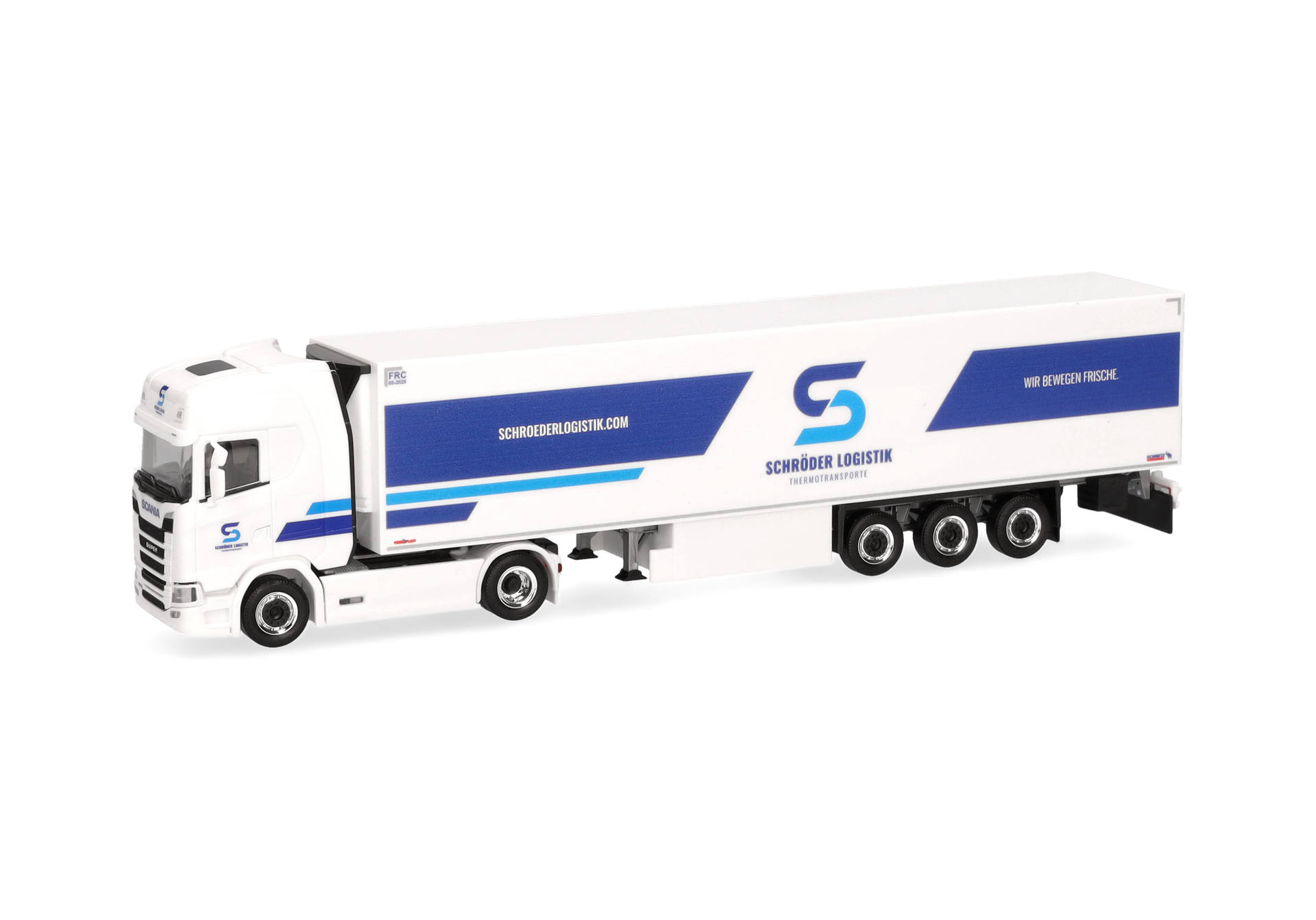 Scania CS20 HD Kühlkoffer-Sattelzug  „Schröder Logistik GmbH“