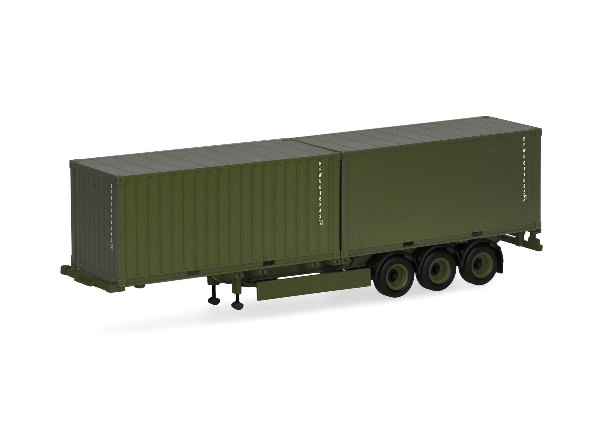 Containerauflieger 3achs mit 2 x 20ft. Container "Bundeswehr"