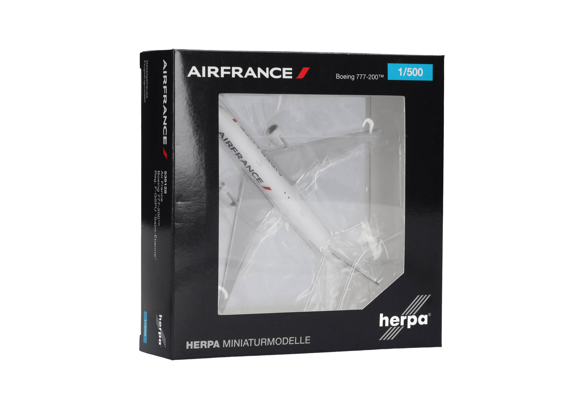 model airplane, aircraft, white plane, scale model, box packaging