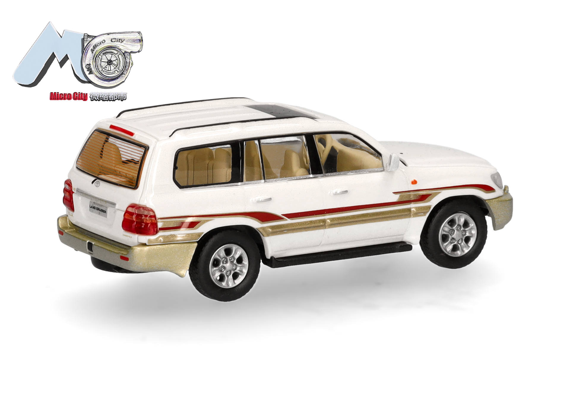 MicroCity: Toyota Landcruiser LC 100, weiß (1998-2007)