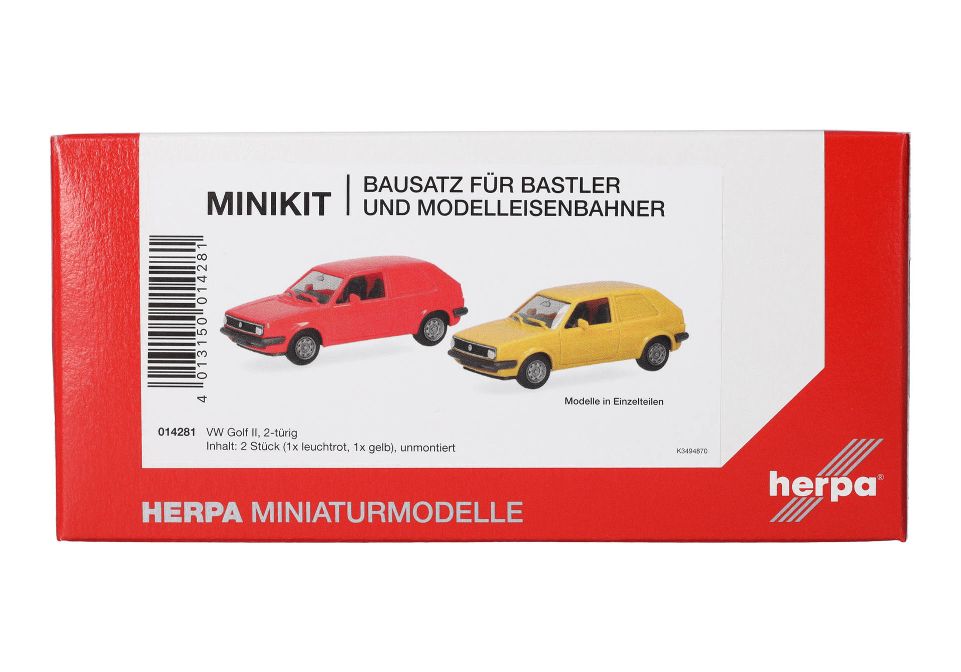 miniature, car model, red car, yellow car, set contains two cars