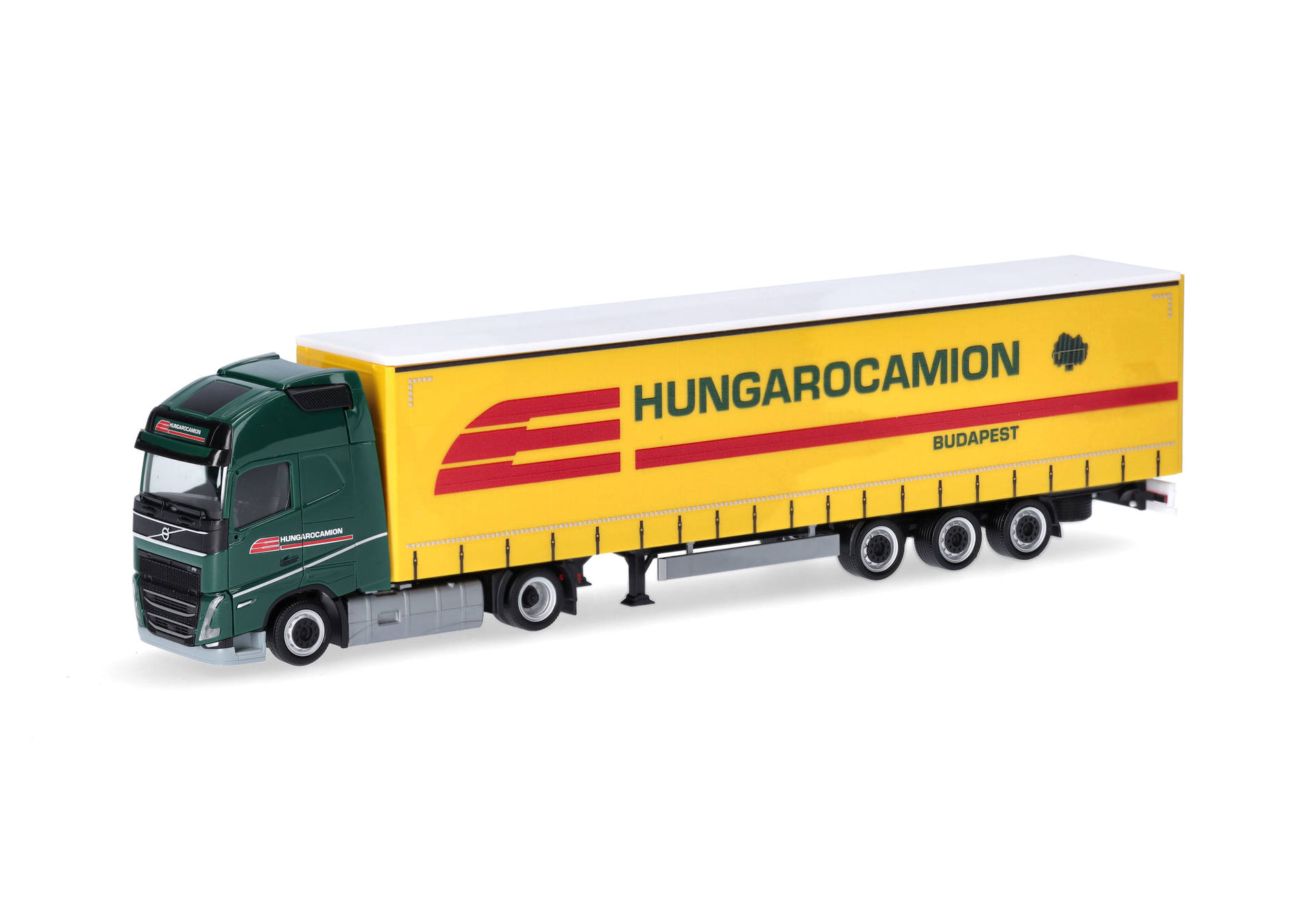 Volvo FH Gl. XL 2020 curtain canvas semitrailer "Hungarocamion" (Hungary / Budapest)