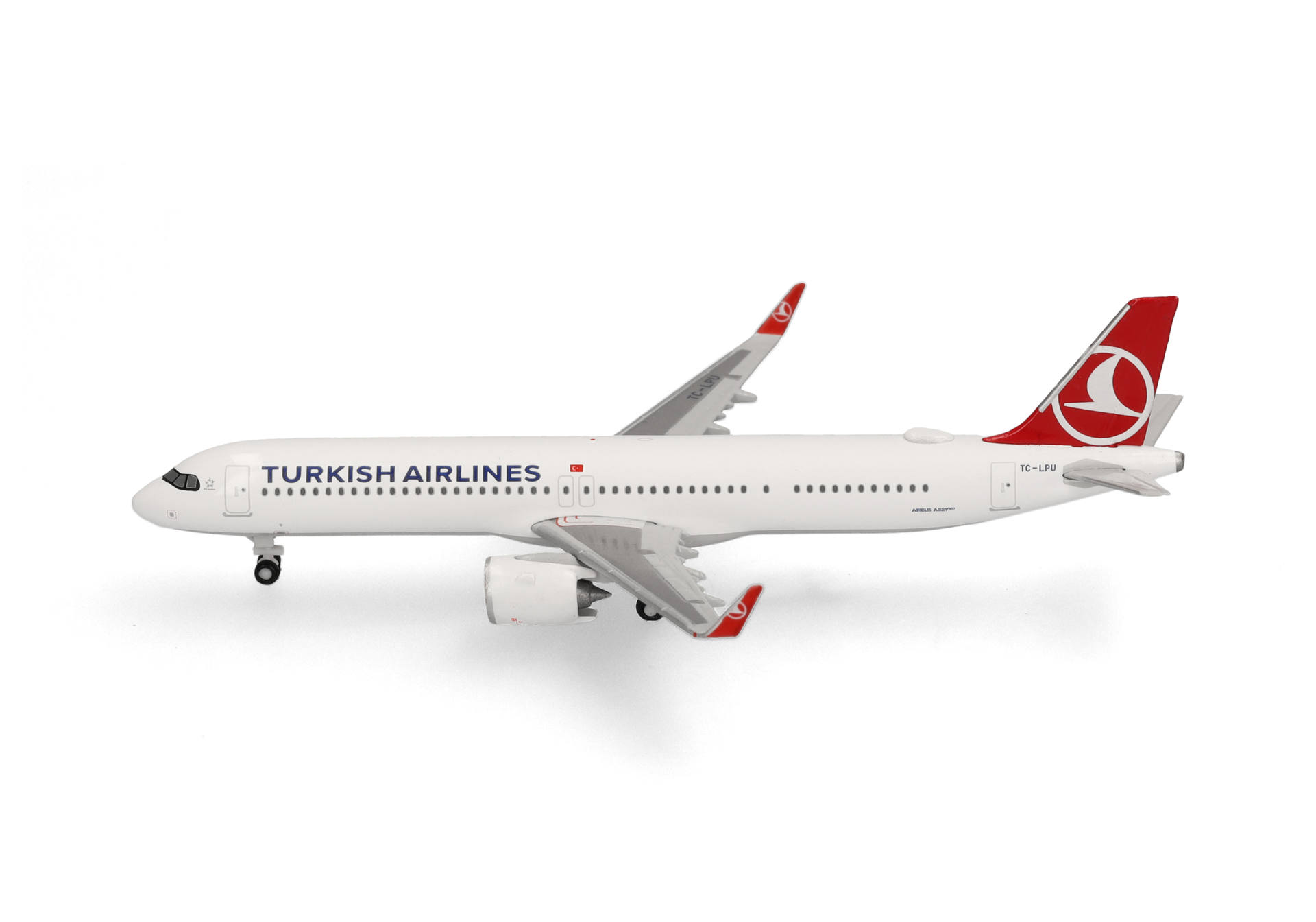 airplane, airliner, Turkish Airlines, white body, red-tail