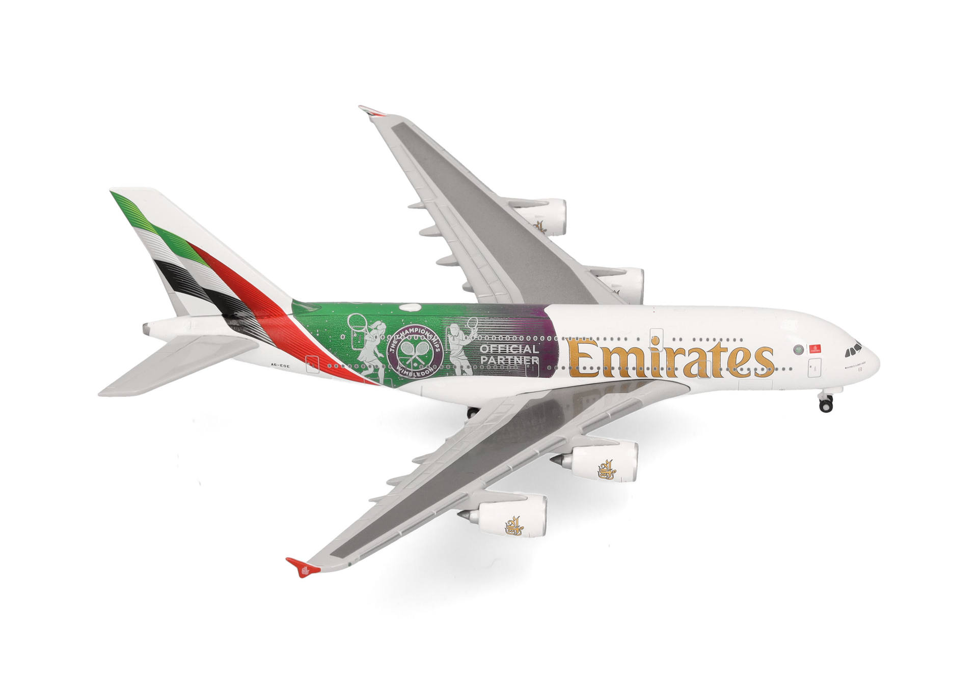 Emirates Airbus A380 "Wimbledon Official Partner" - A6-EOE