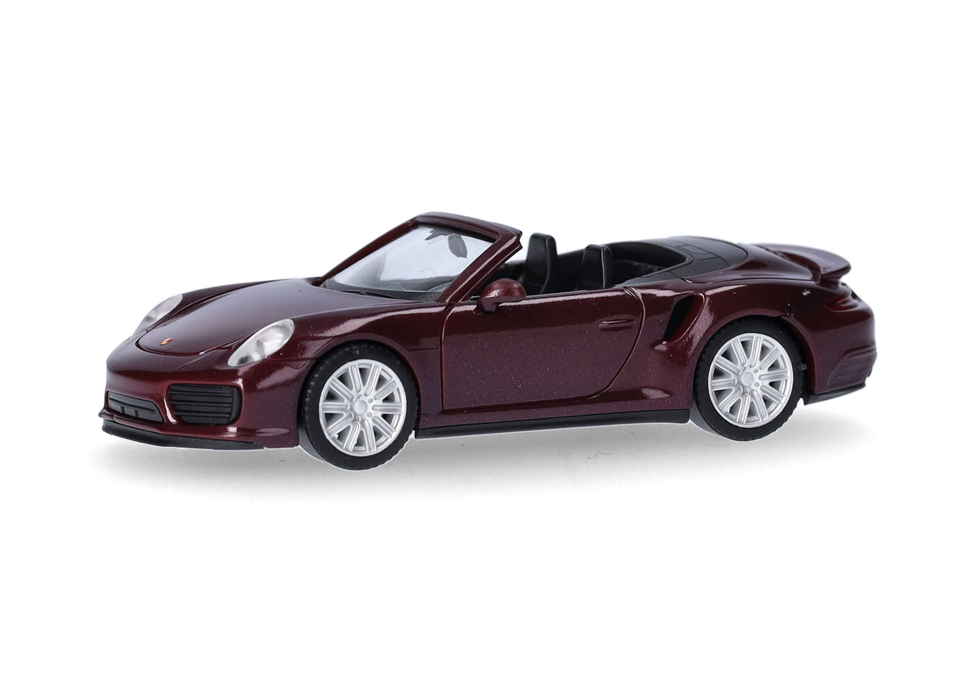 Porsche 911 Turbo Cabrio, rubinrot metallic