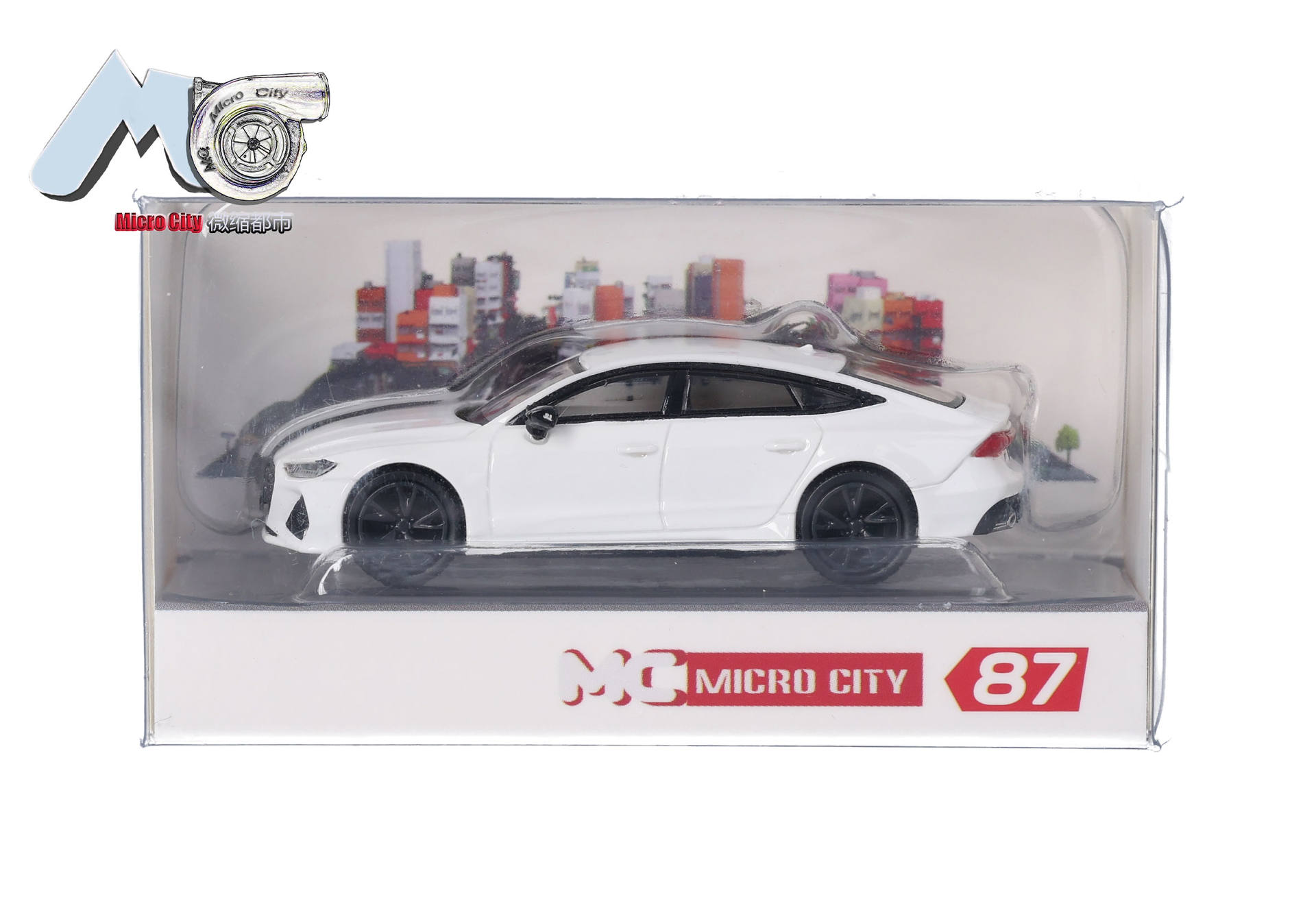 MicroCity: Audi RS7, weiß
