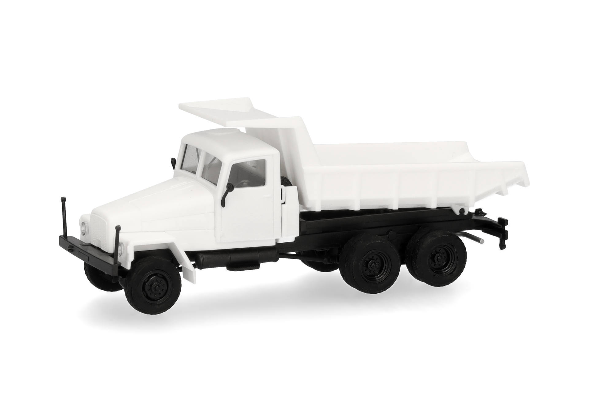 Lastwagen-Dumper, Spielzeug, Weiß, Laderaum, 6 Räder