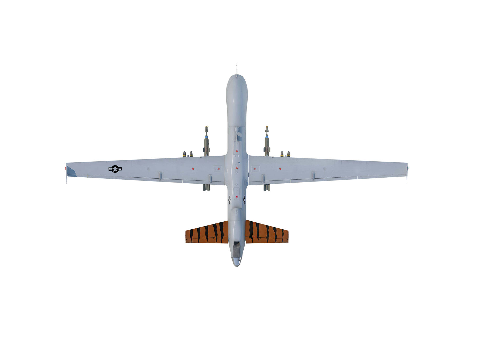 military aircraft, bomber, twin-engine, gray aircraft, top-down view