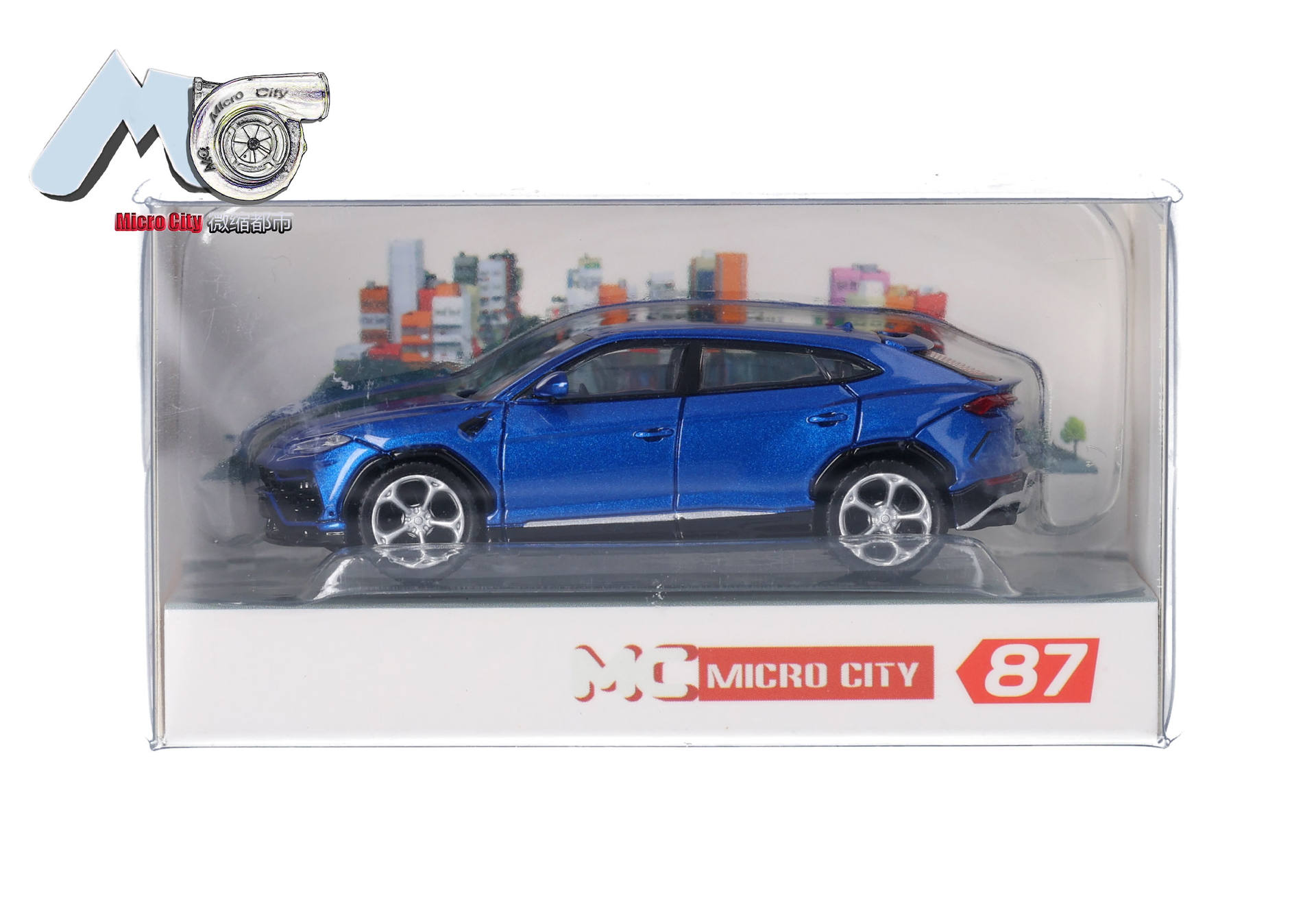 MicroCity: Lamborghini Urus, blue
