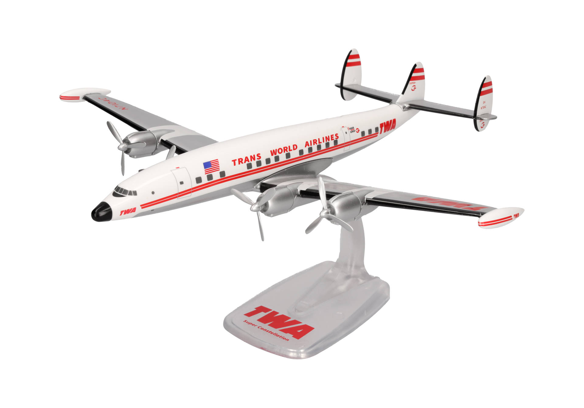 TWA Trans World Airlines Lockheed L-1049G Super Constellation - N7104C
