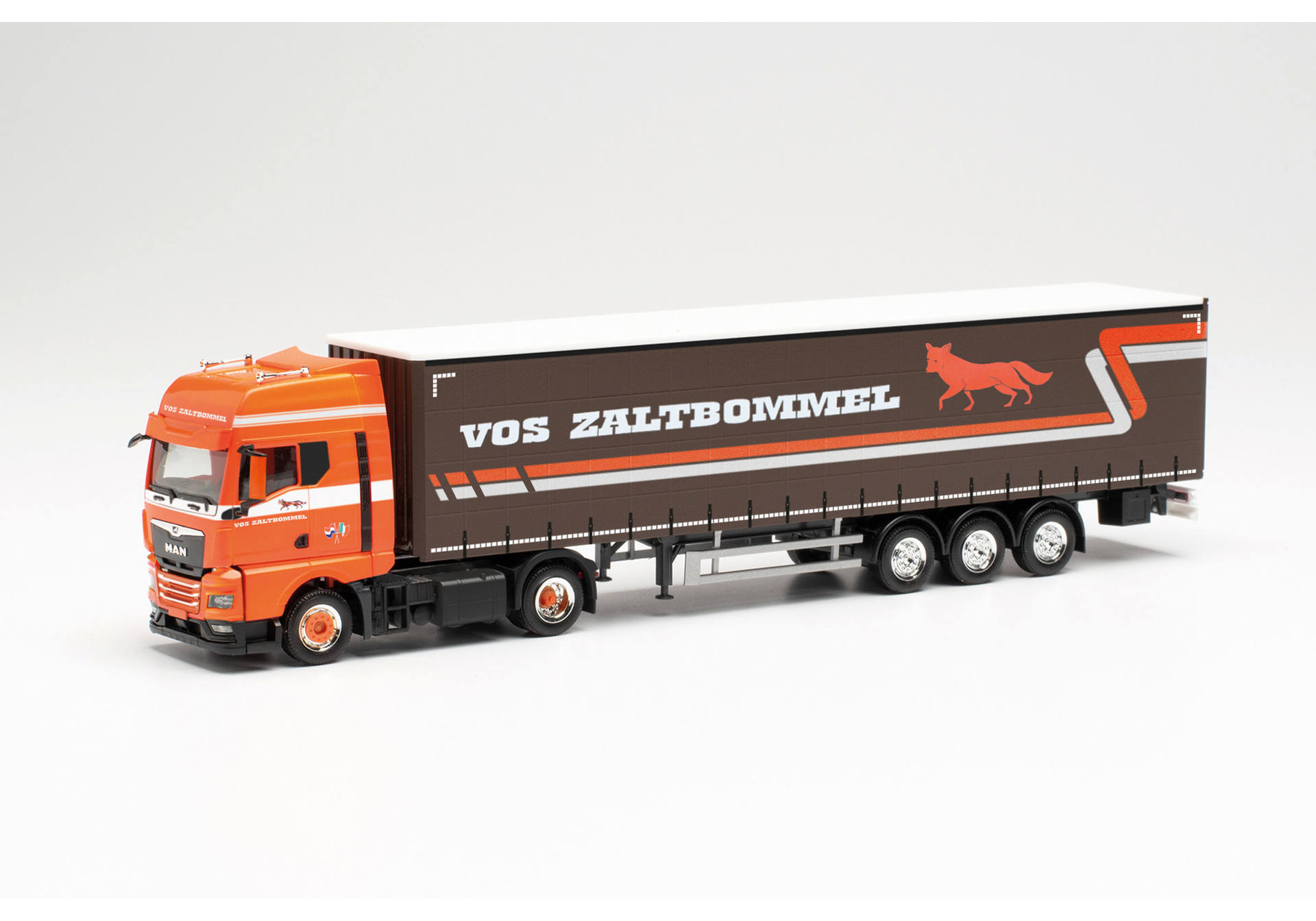 MAN TGX GX Gardinenplanen-Sattelzug „Vos Zaltbommel“