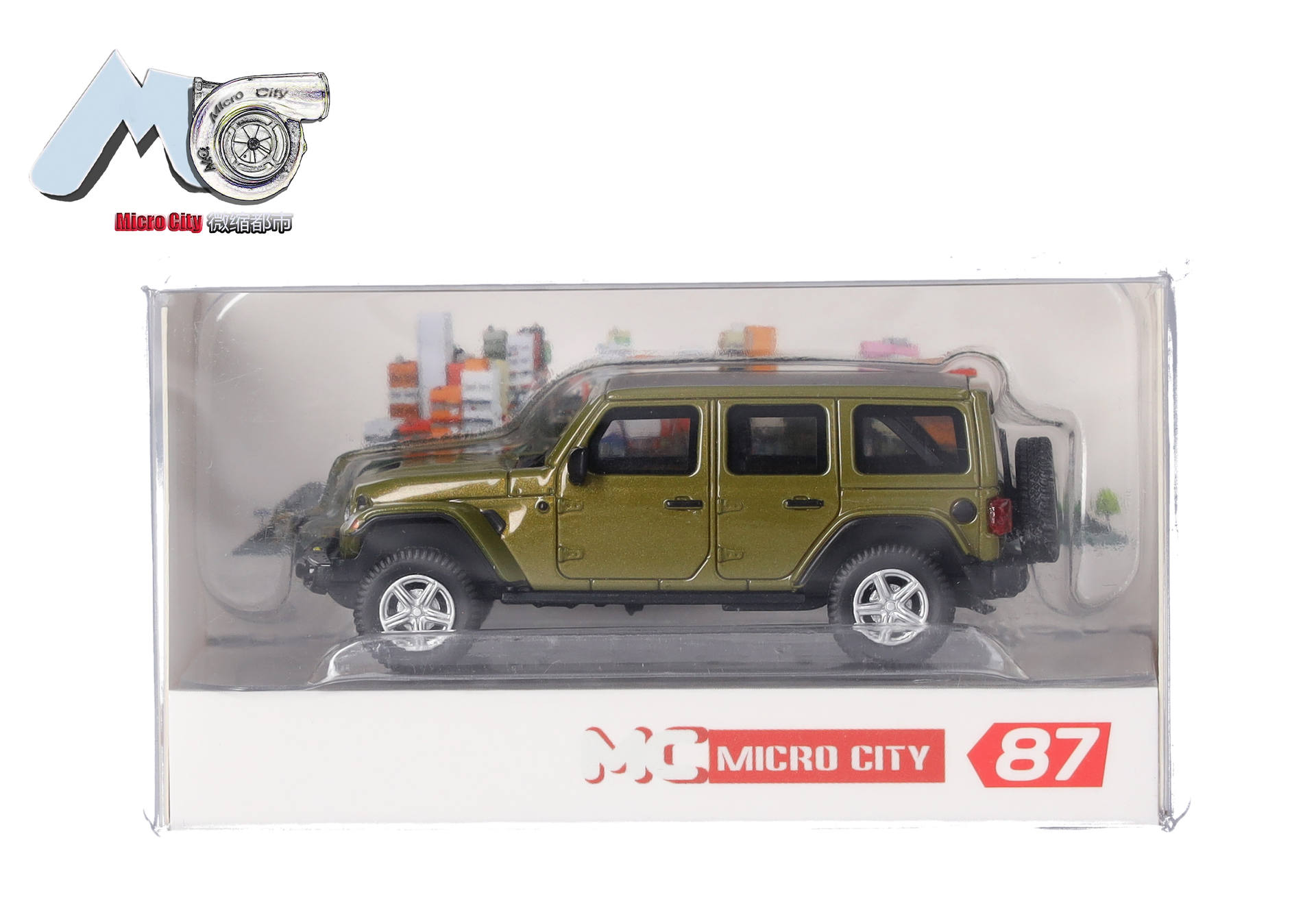 MicroCity: Jeep Wrangler, green (2017)
