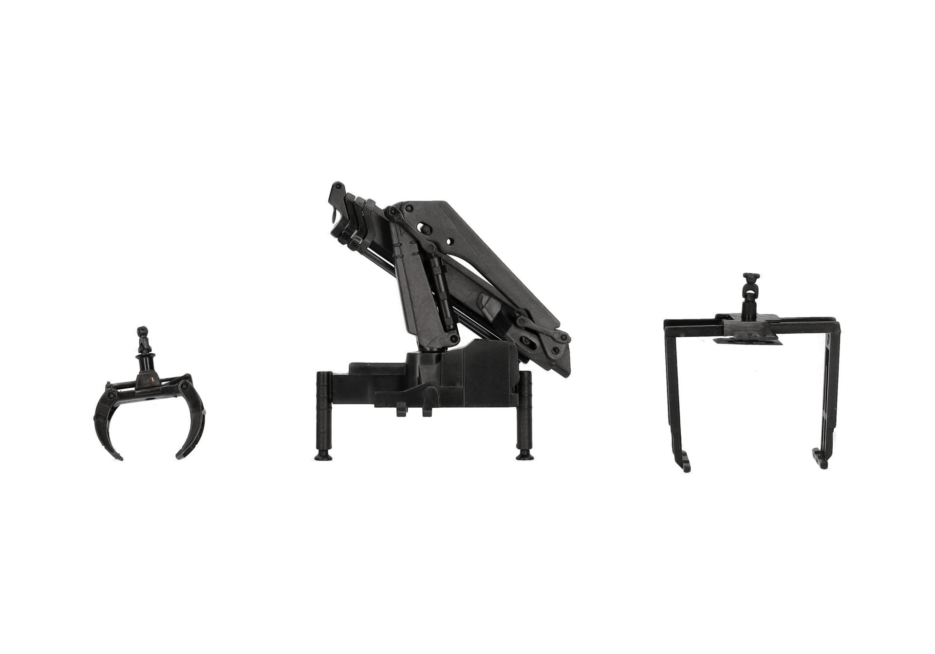 crane, articulated, construction, gripper, stand