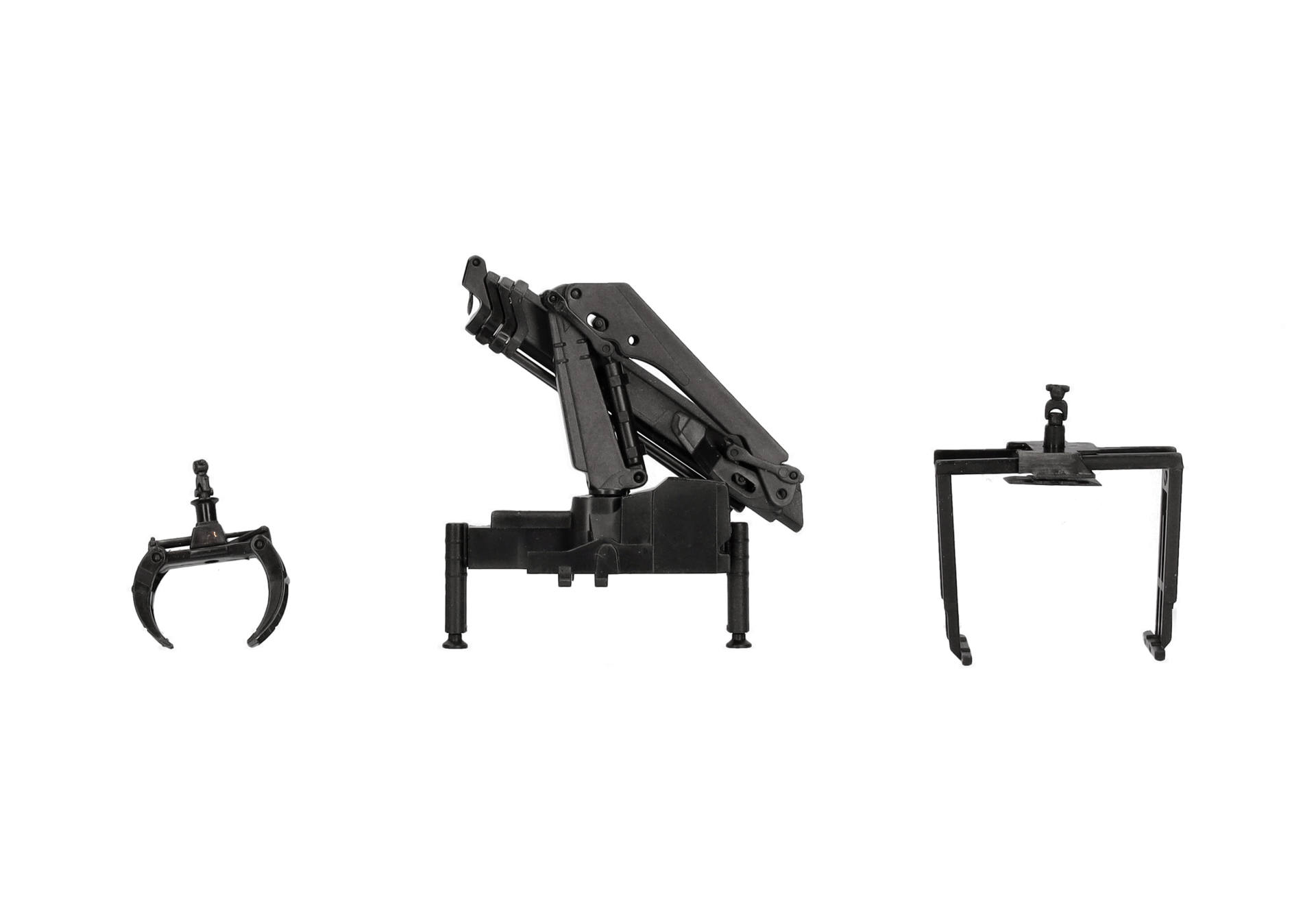 crane, articulated, construction, gripper, stand, crane, clamp, black, articulated, machine-attachment