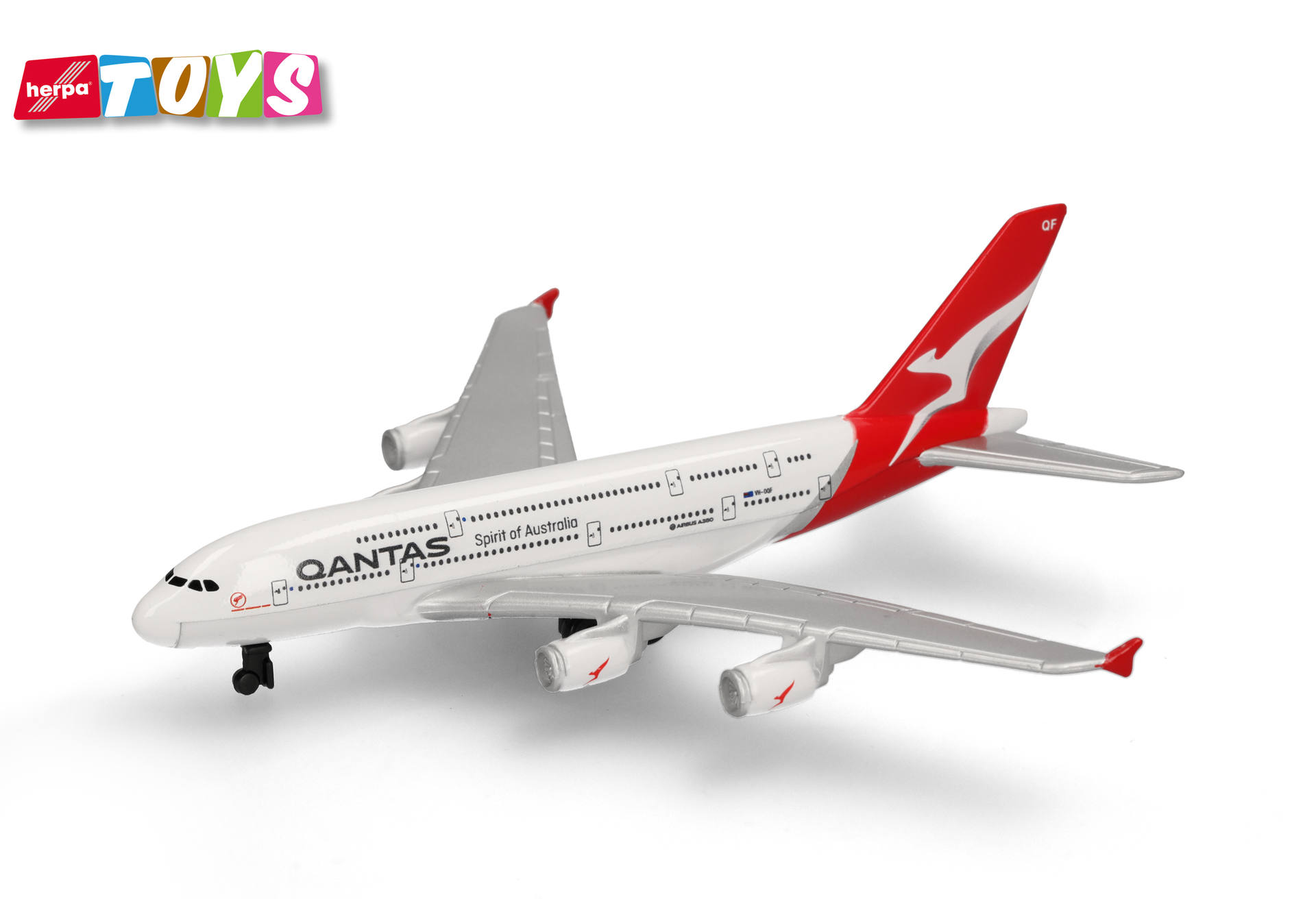 airplane, model, toy, Qantas, jet