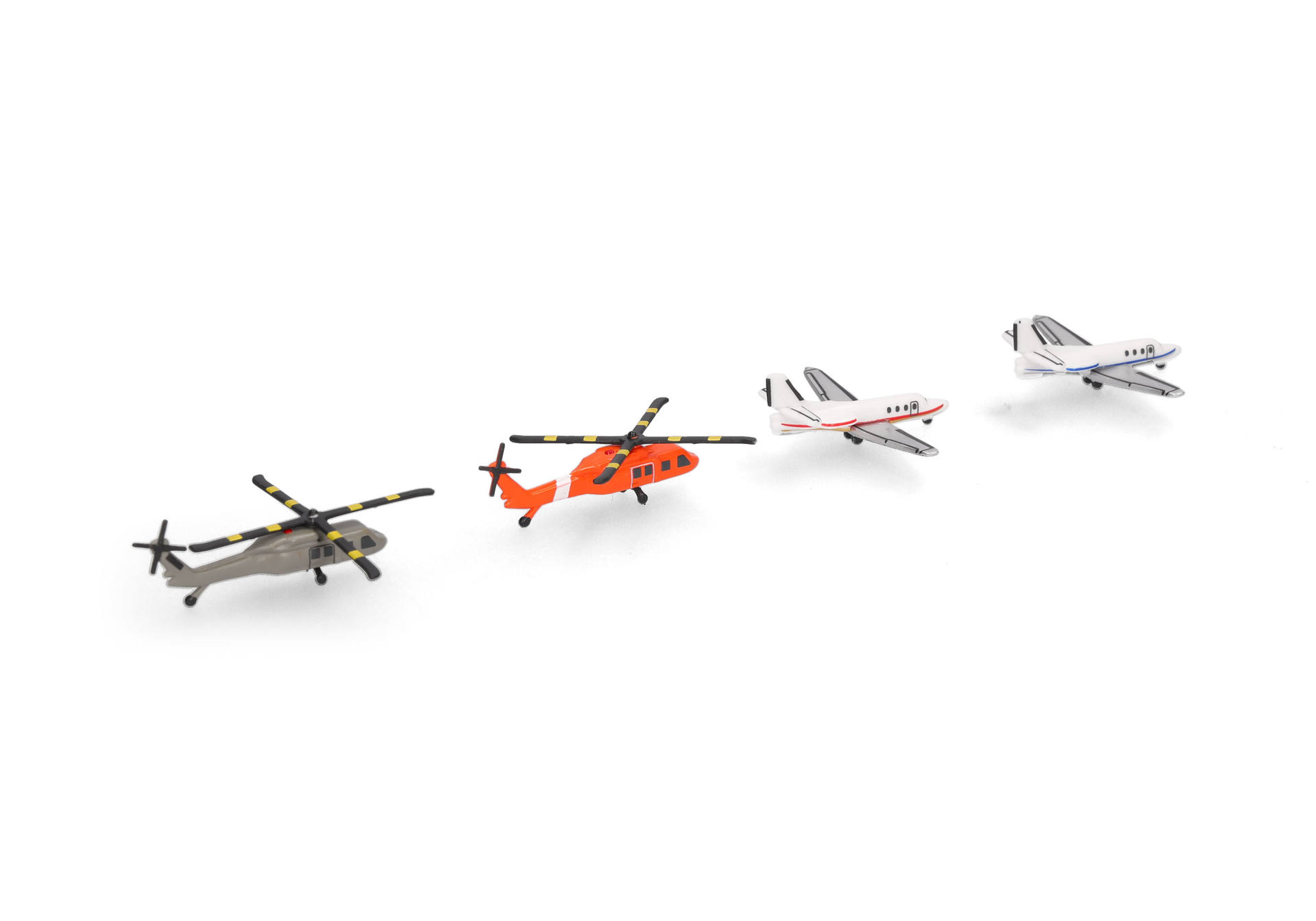 Helicopter and Bizjet set (2+2)