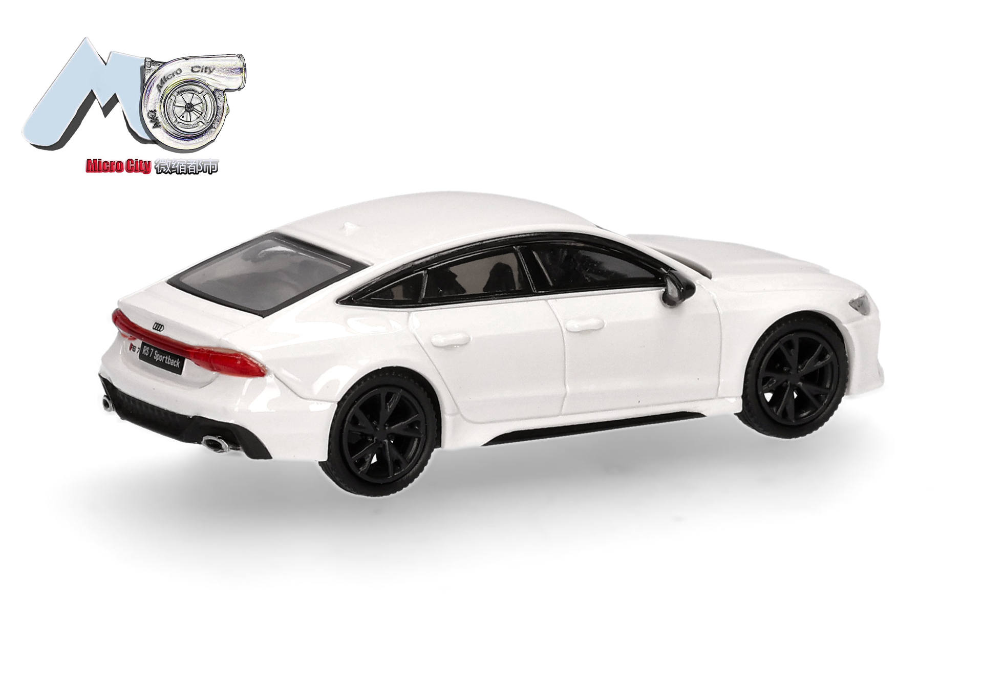MicroCity: Audi RS7, weiß