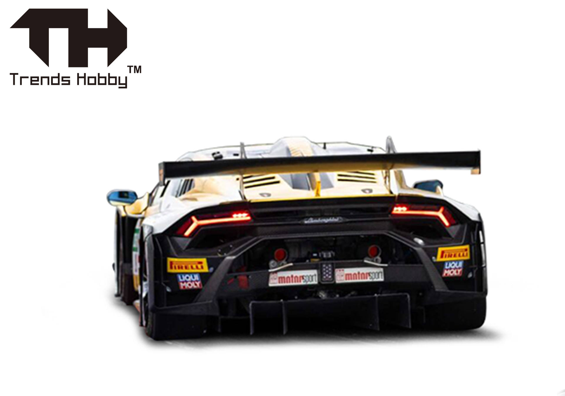 race car, lamborghini, rear view, sports car, race decal