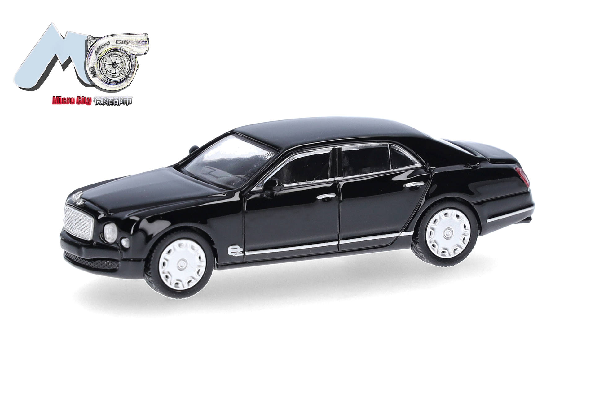 model car, black car, sedan, toy car, four-door