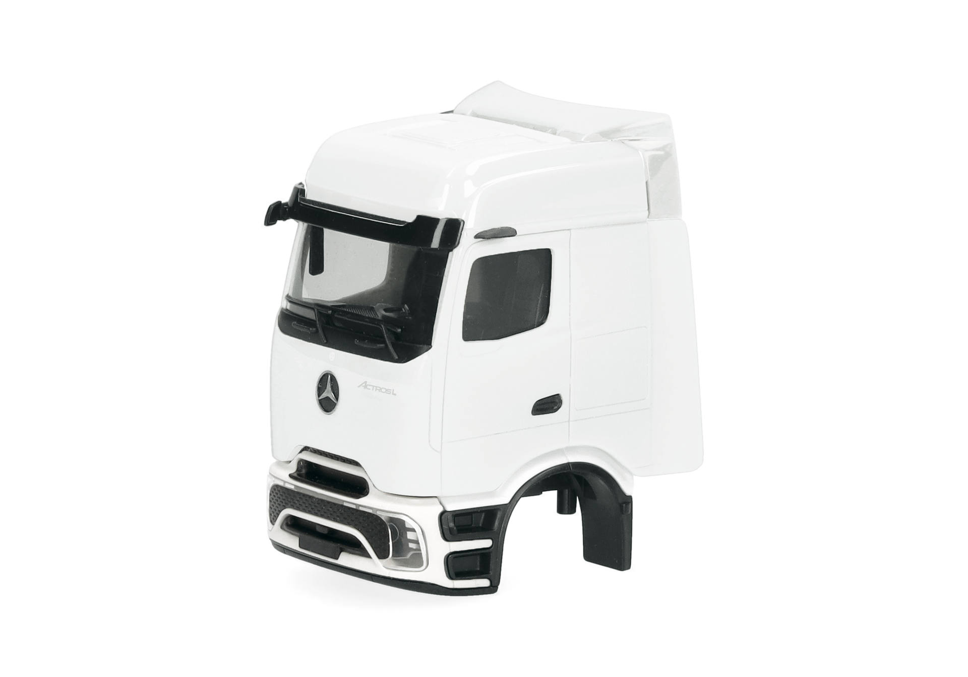 truck cab, model truck, white cab, semi truck, toy accessory