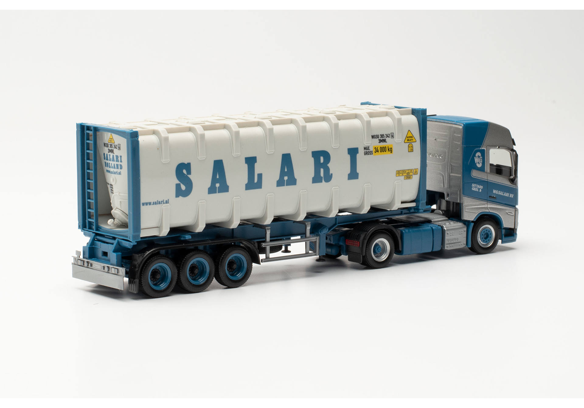 Volvo FH Gl. 2020 30-ft. bulk container semitrailer truck „Salari"