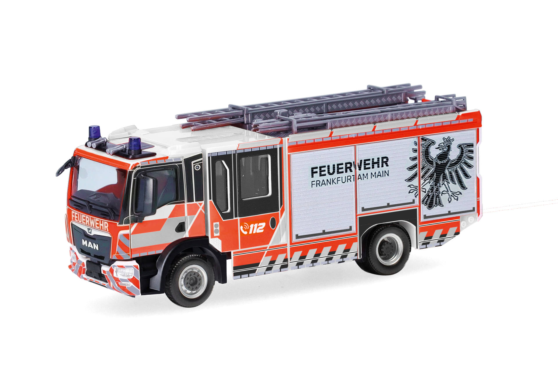fire truck, emergency vehicle, ladder, red, toy car