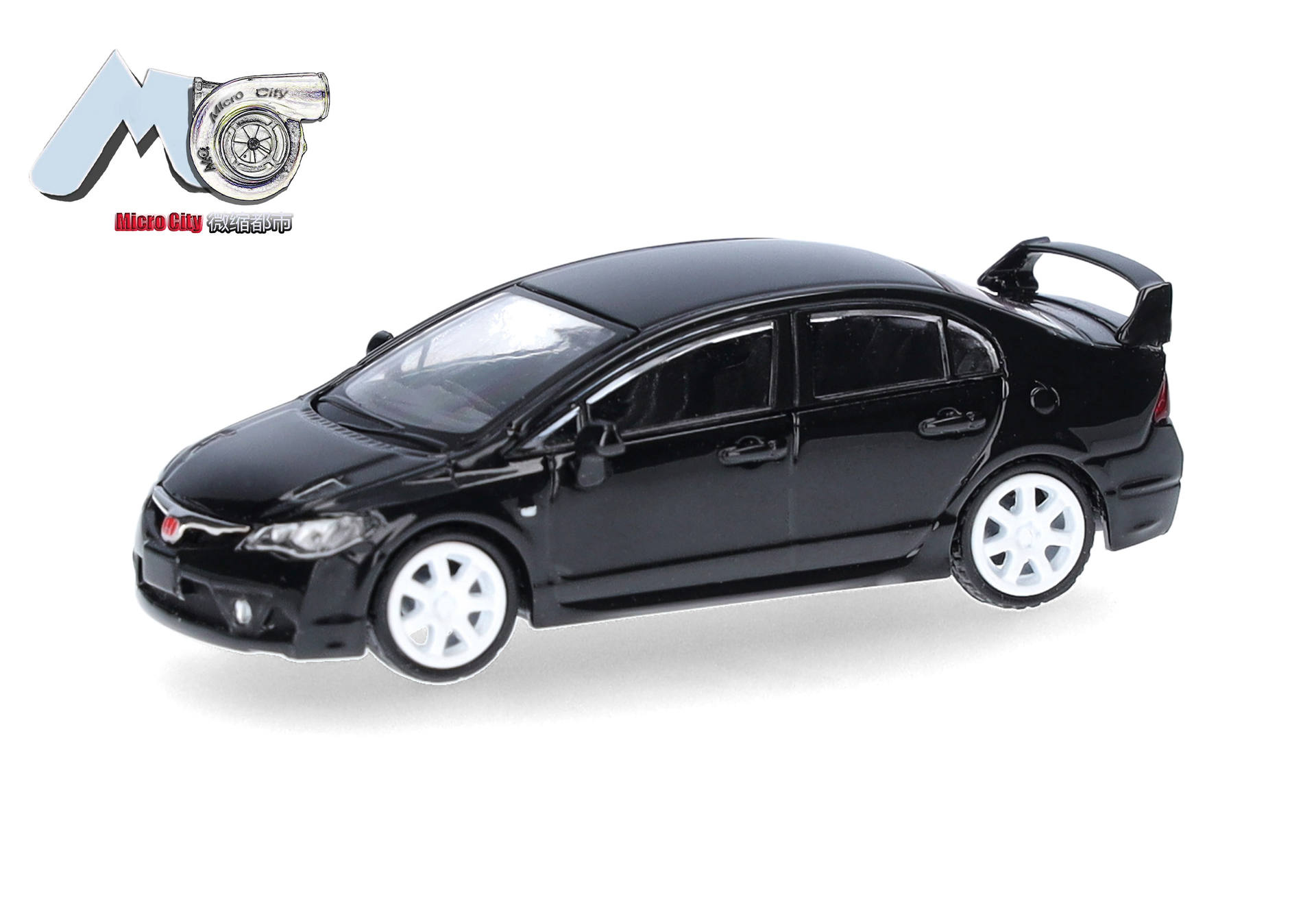 MicroCity: Honda Civic FD2, schwarz