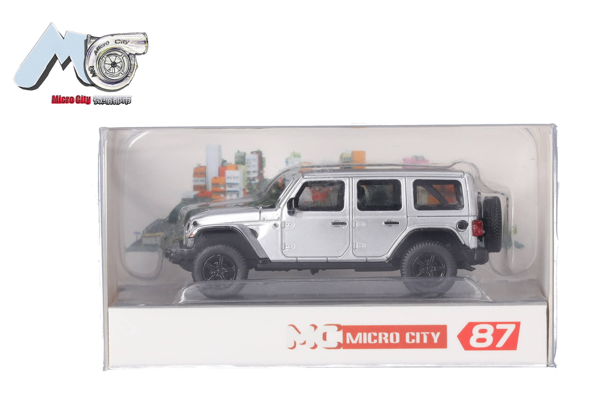 MicroCity: Jeep Wrangler, silver (2017)