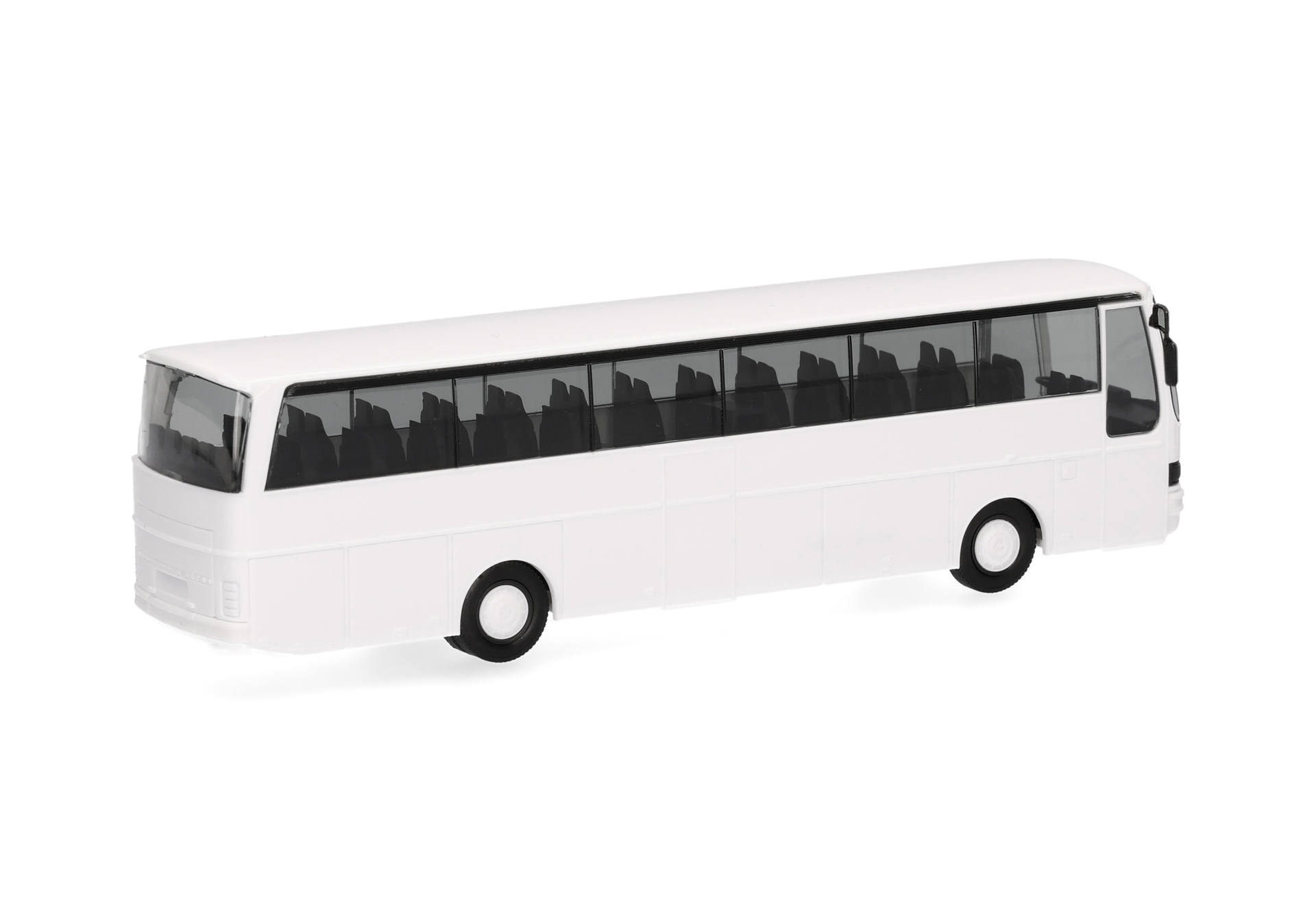 bus, miniature, white, model, toy