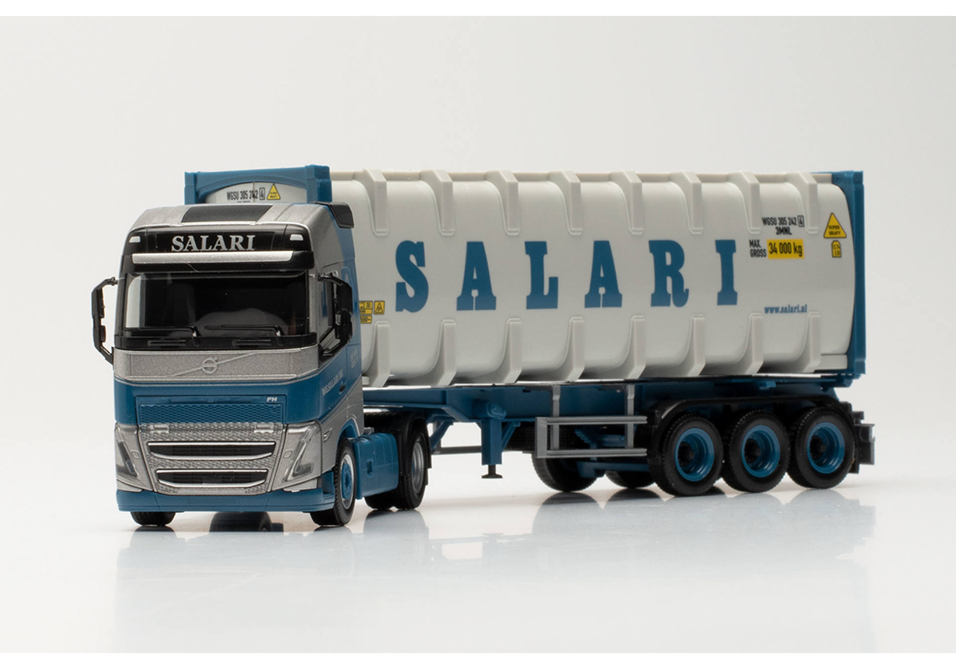 Volvo FH Gl. 2020 30-ft. bulk container semitrailer truck „Salari"