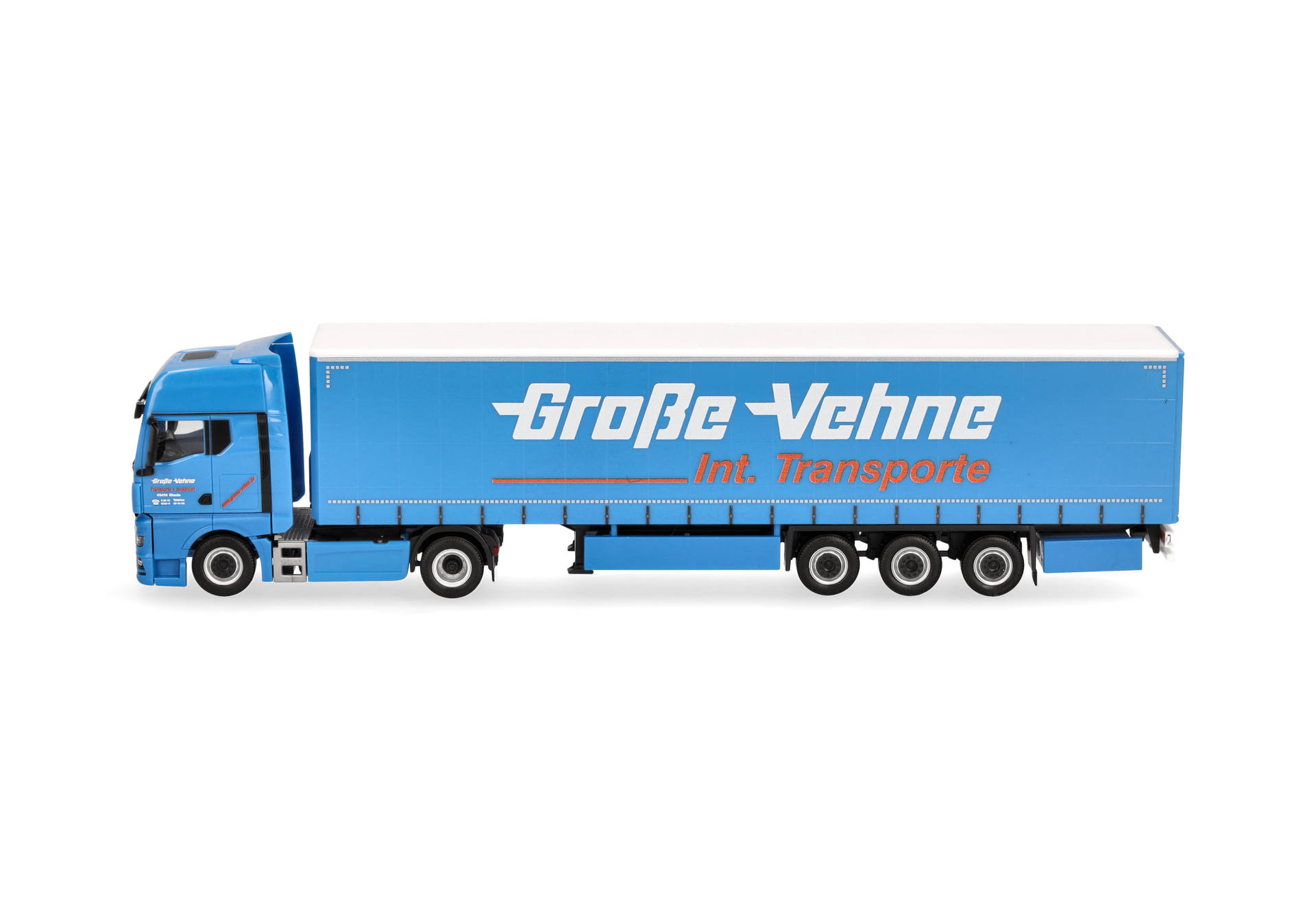 MAN TGX GX Gardinenplanen-Sattelzug "Große-Vehne"