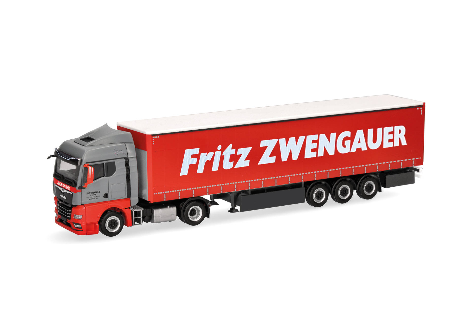 MAN TGX GM curtain canvas semitrailer truck "Zwengauer"