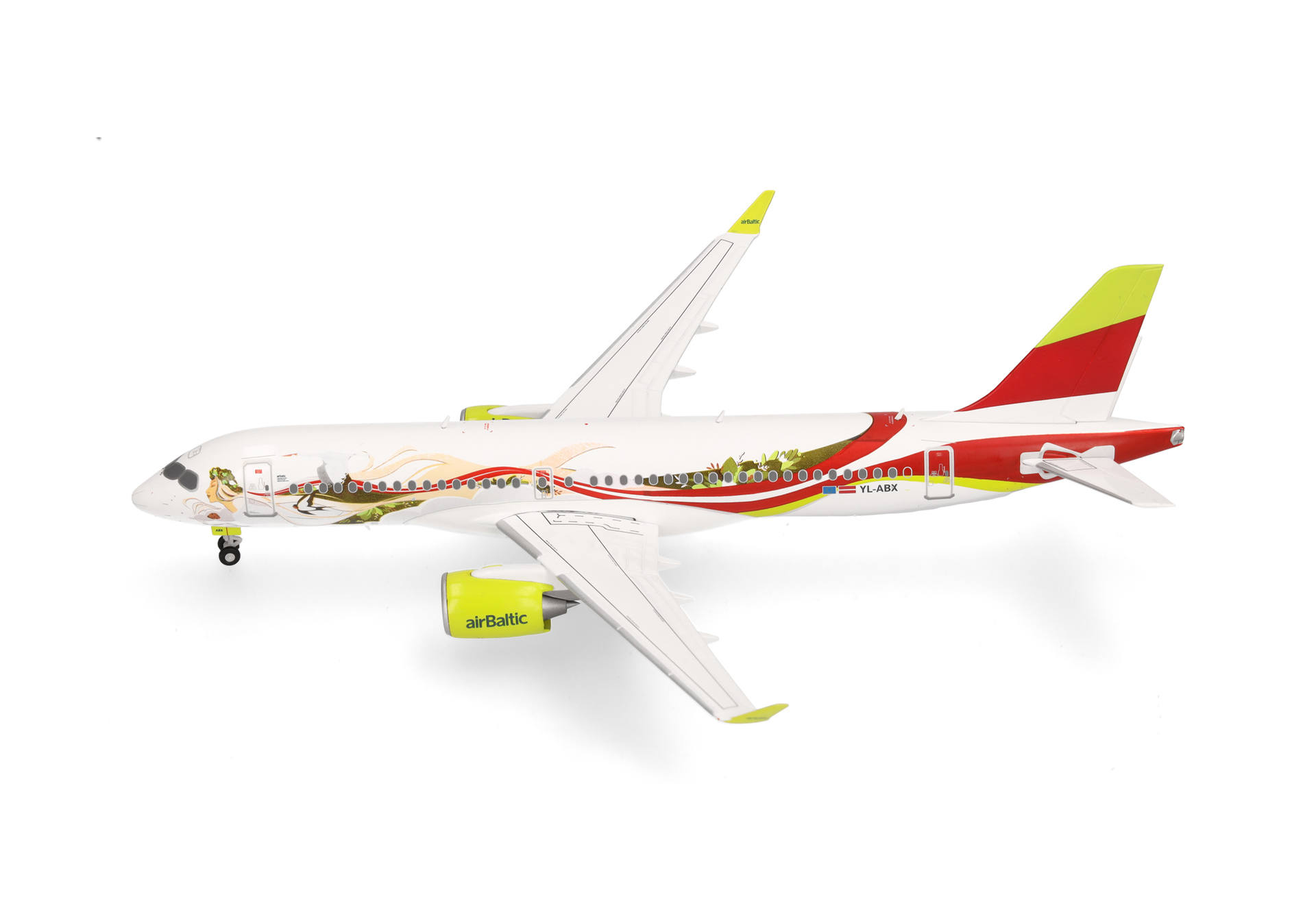 airBaltic Airbus A220-300 "50th A220" - YL-ABX