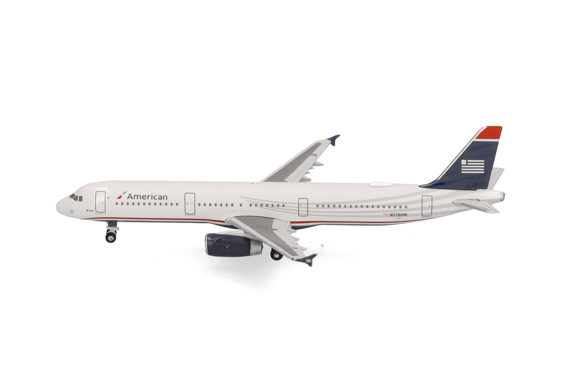 American Airlines Airbus A321 - US Airways Heritage livery - N578UW