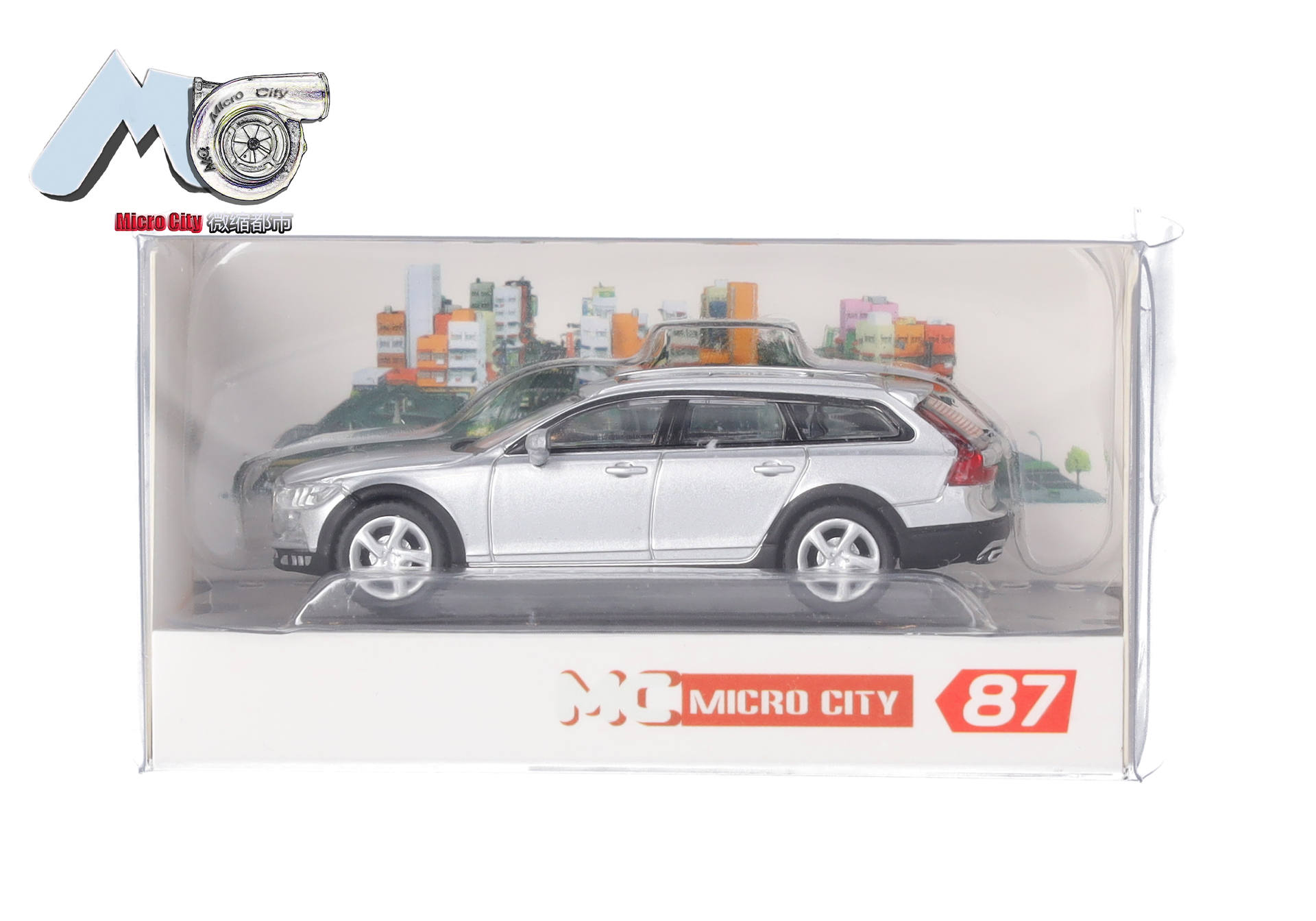 MicroCity: Volvo V90, silver (2017)