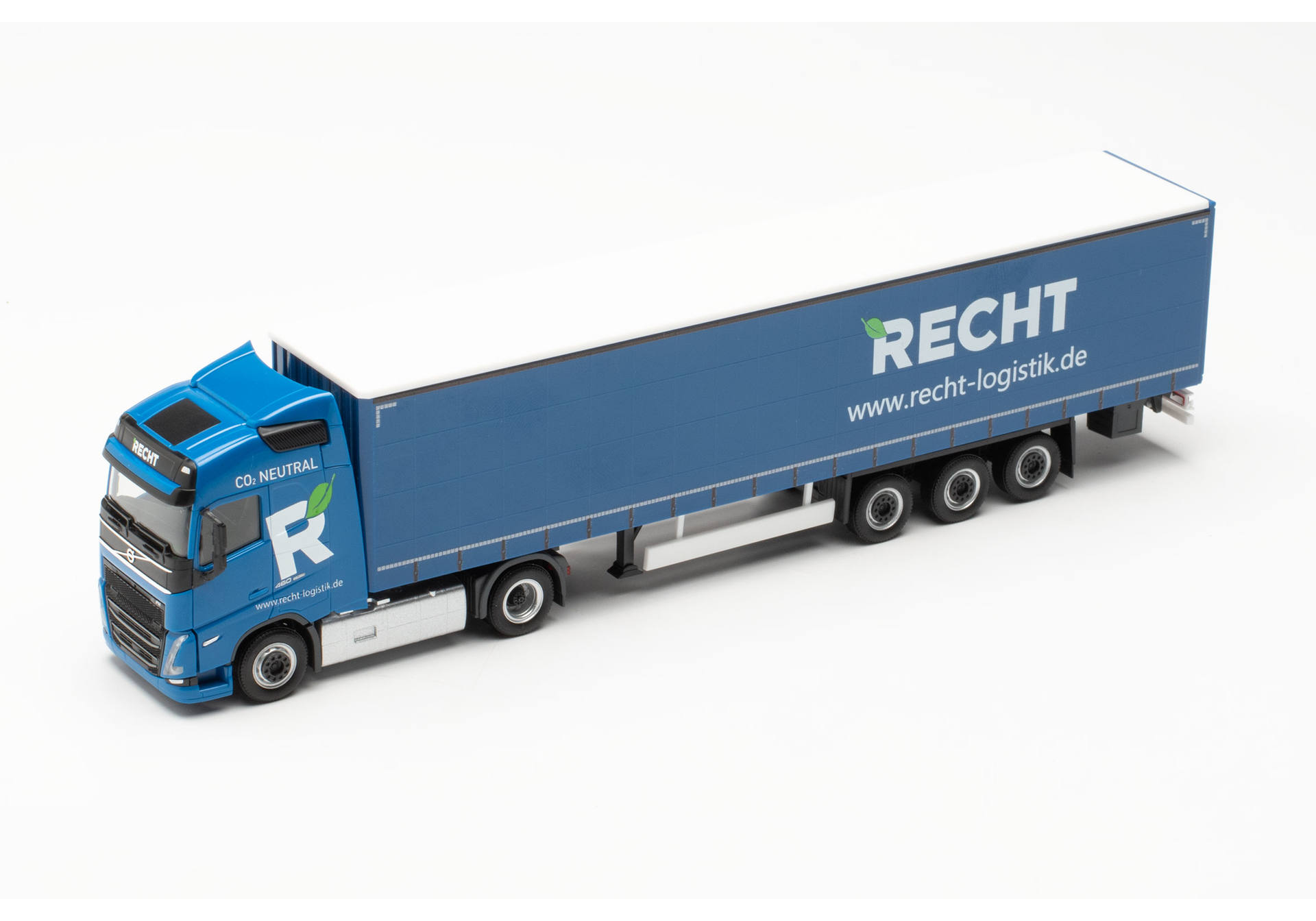 Volvo FH GL 2020 curtain canvas semitrailer "Recht Logistik"
