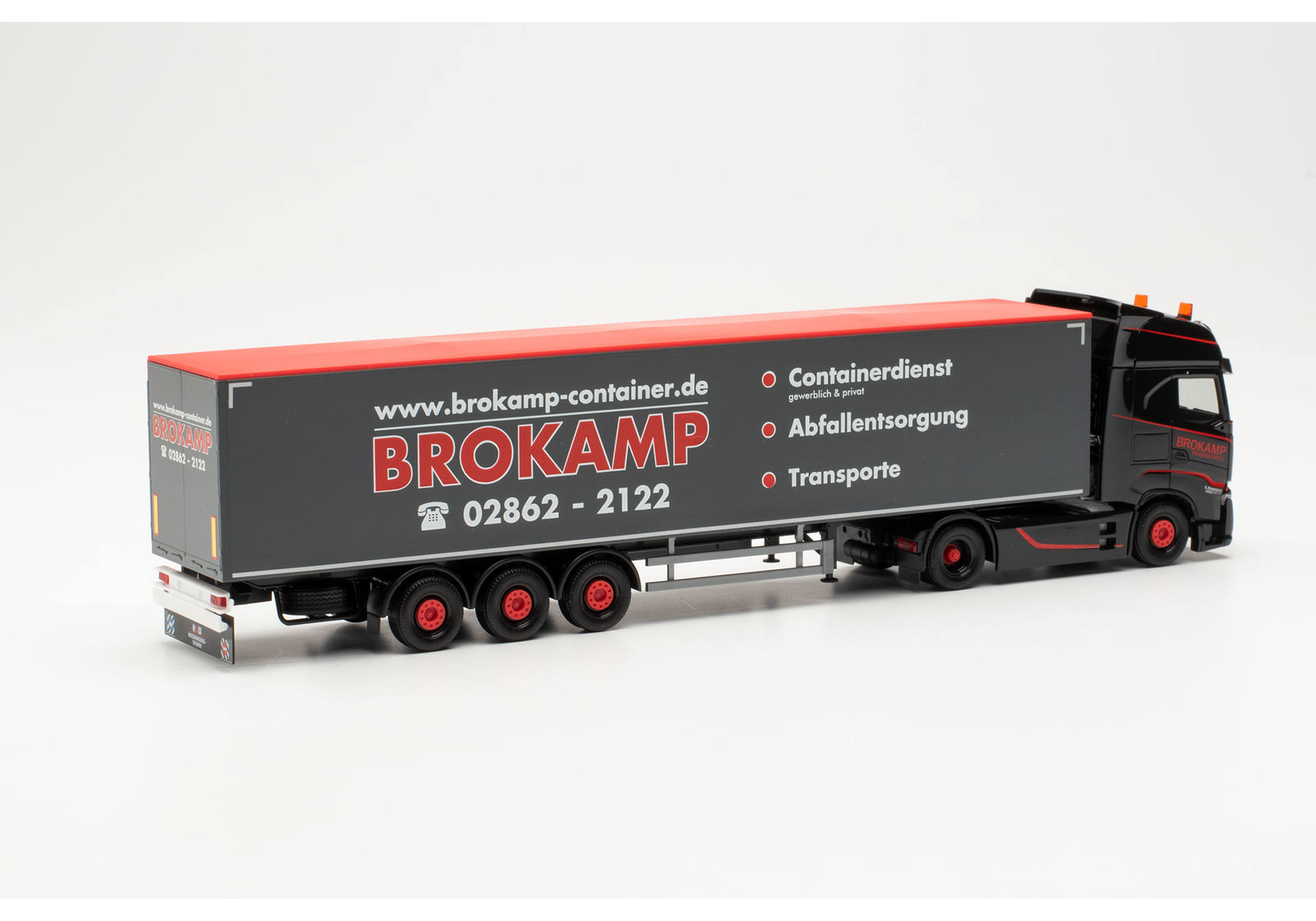 Iveco S-Way walking floor semitrailer truck "Brokamp"