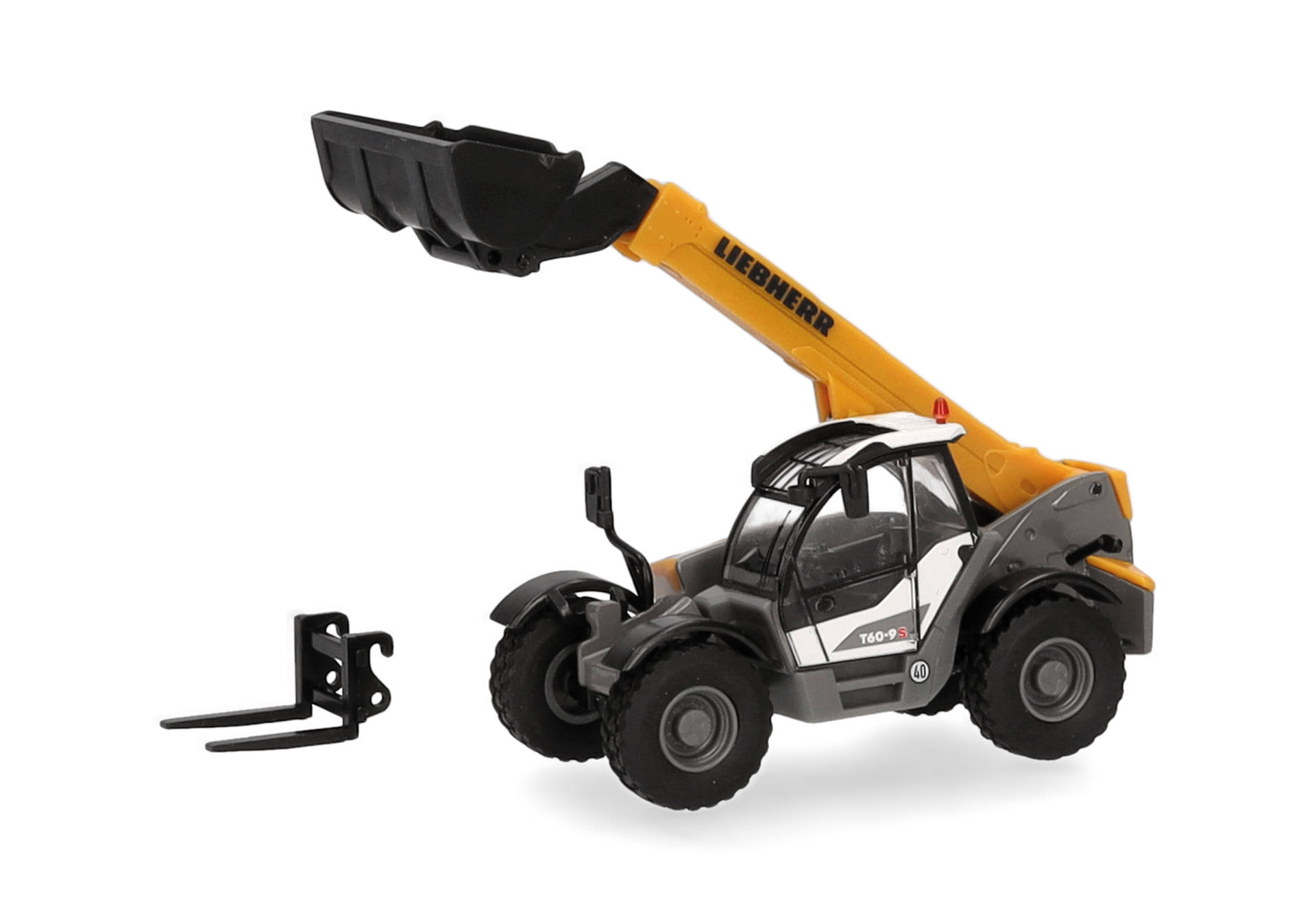 telehandler, construction, toy, forklift, orange
