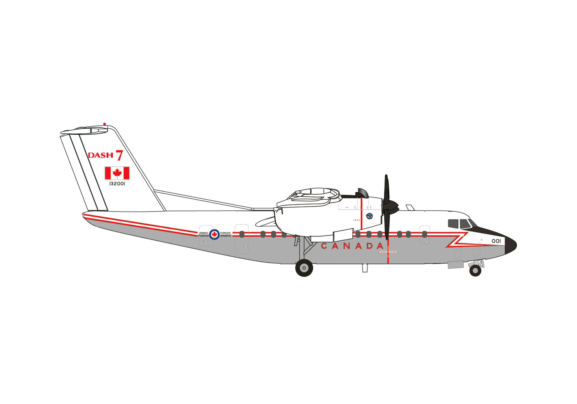 Canadian Armed Forces De Havilland Canada CC-132 (DHC-7) -  No. 412 (T) Squadron detachment, CFB Lahr, Germany