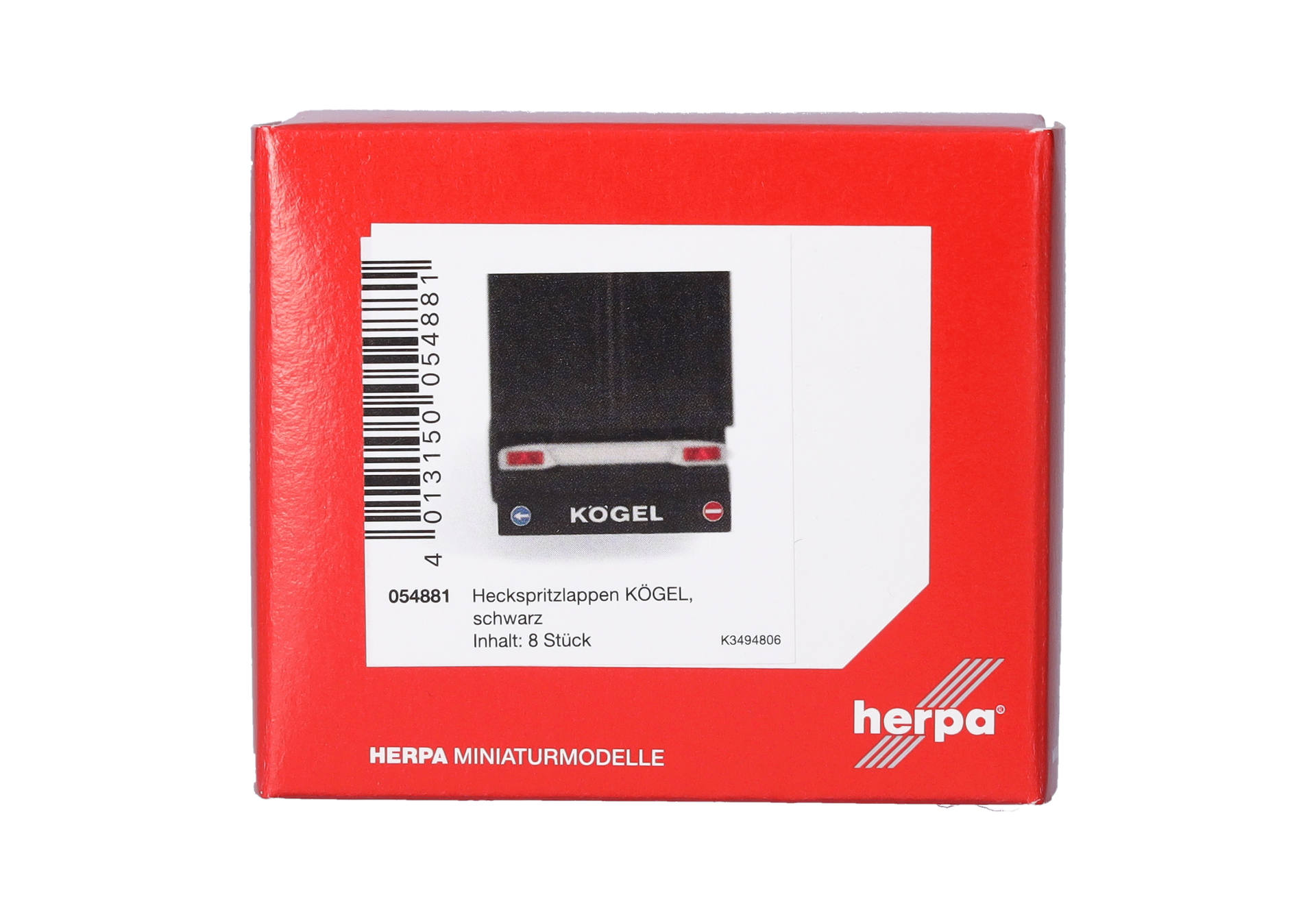 Accessories: Rear splash flap for trailer and trucks, "KÖGEL" (8 pieces)