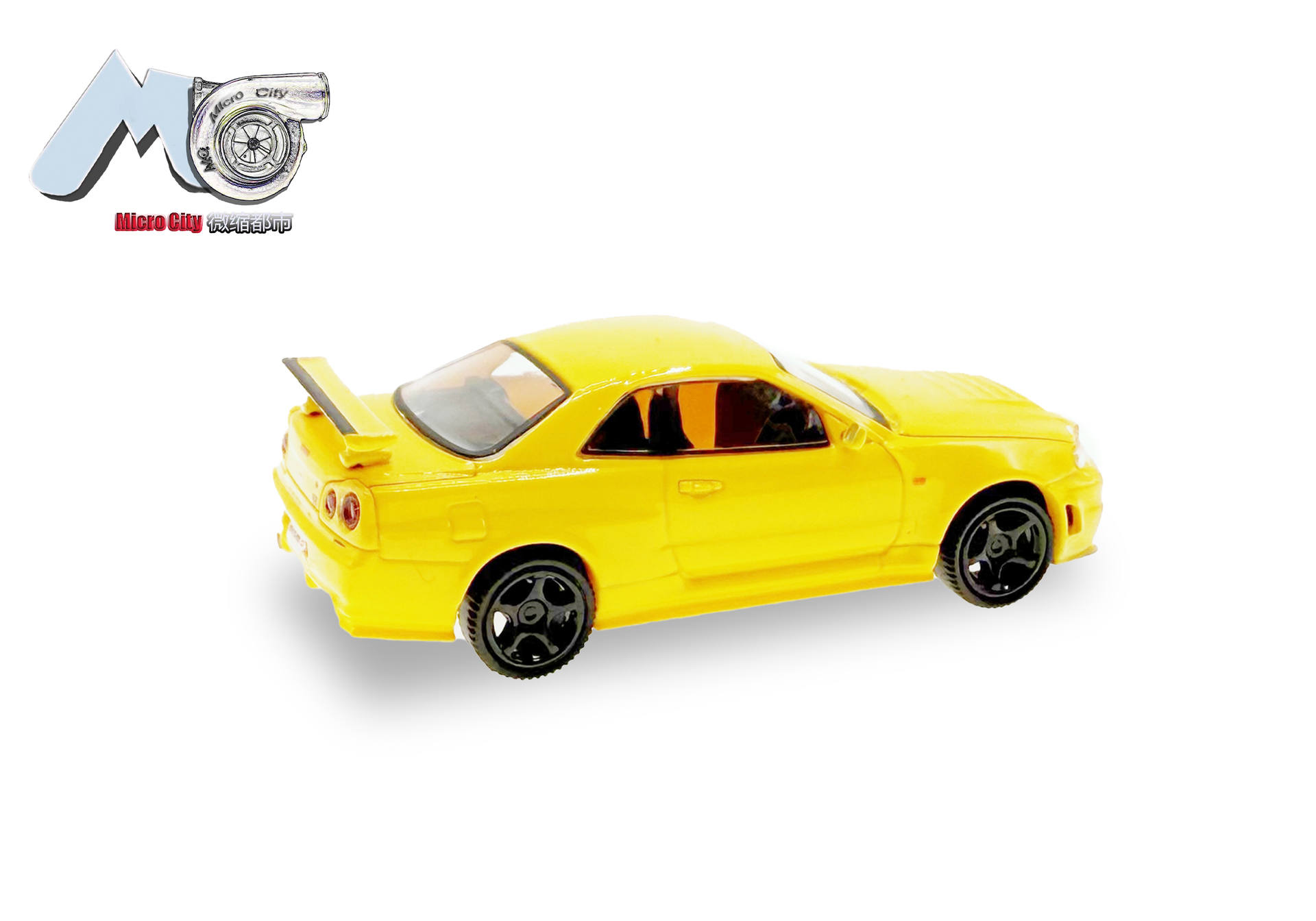MicroCity: Nissan GTR 34, gelb