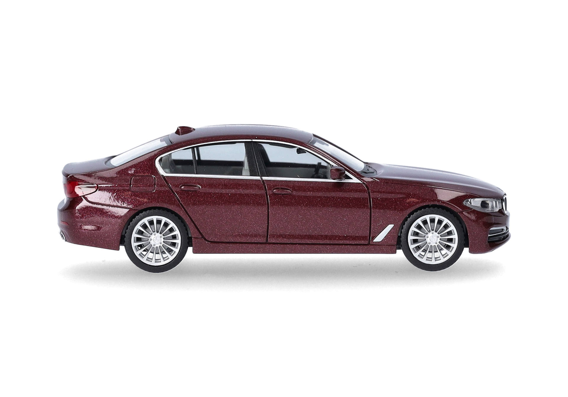 BMW 5er Limousine, aventurinrot metallic
