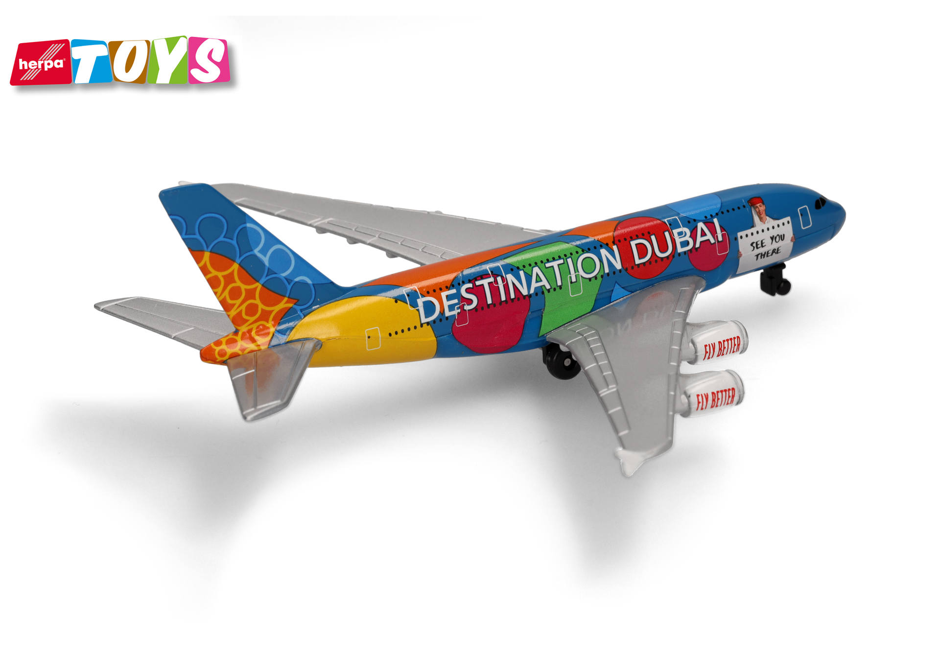 toy, airplane, die-cast, plane, colorful