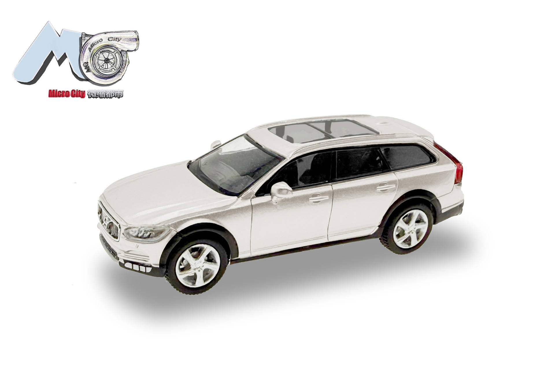 MicroCity: Volvo V90, silber (2017)
