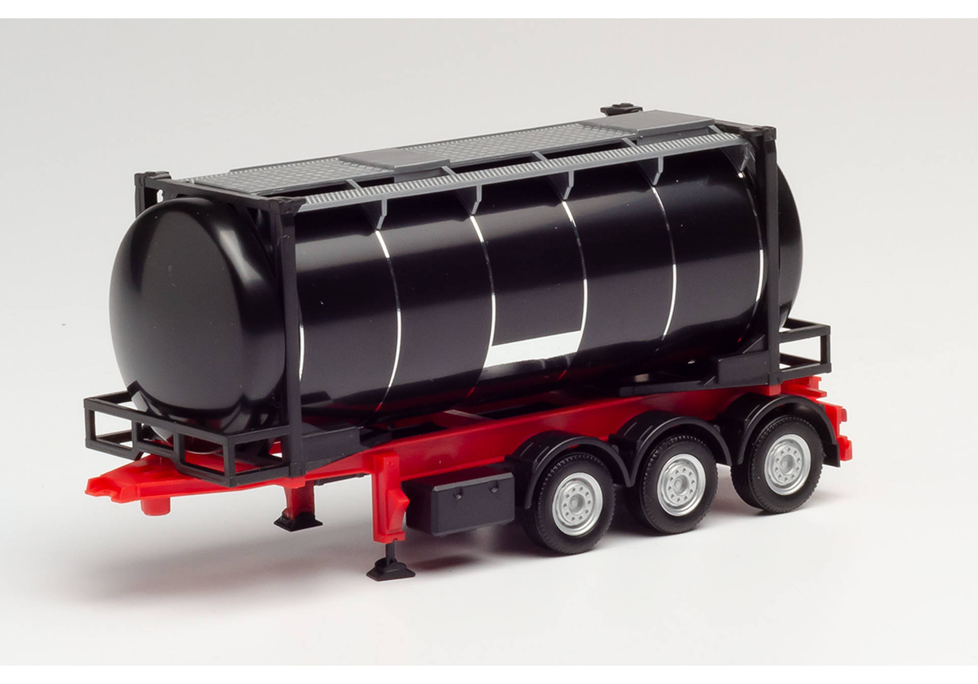 26 ft. container semitrailer 3axles with Swap container, black