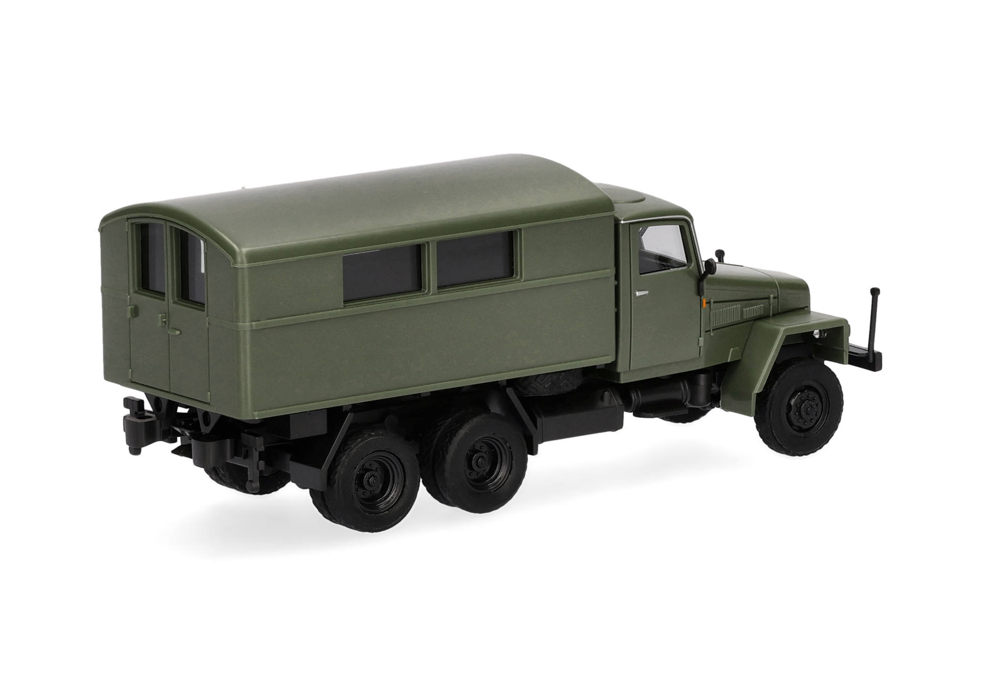 military truck, camper, green, trailer, model vehicle
